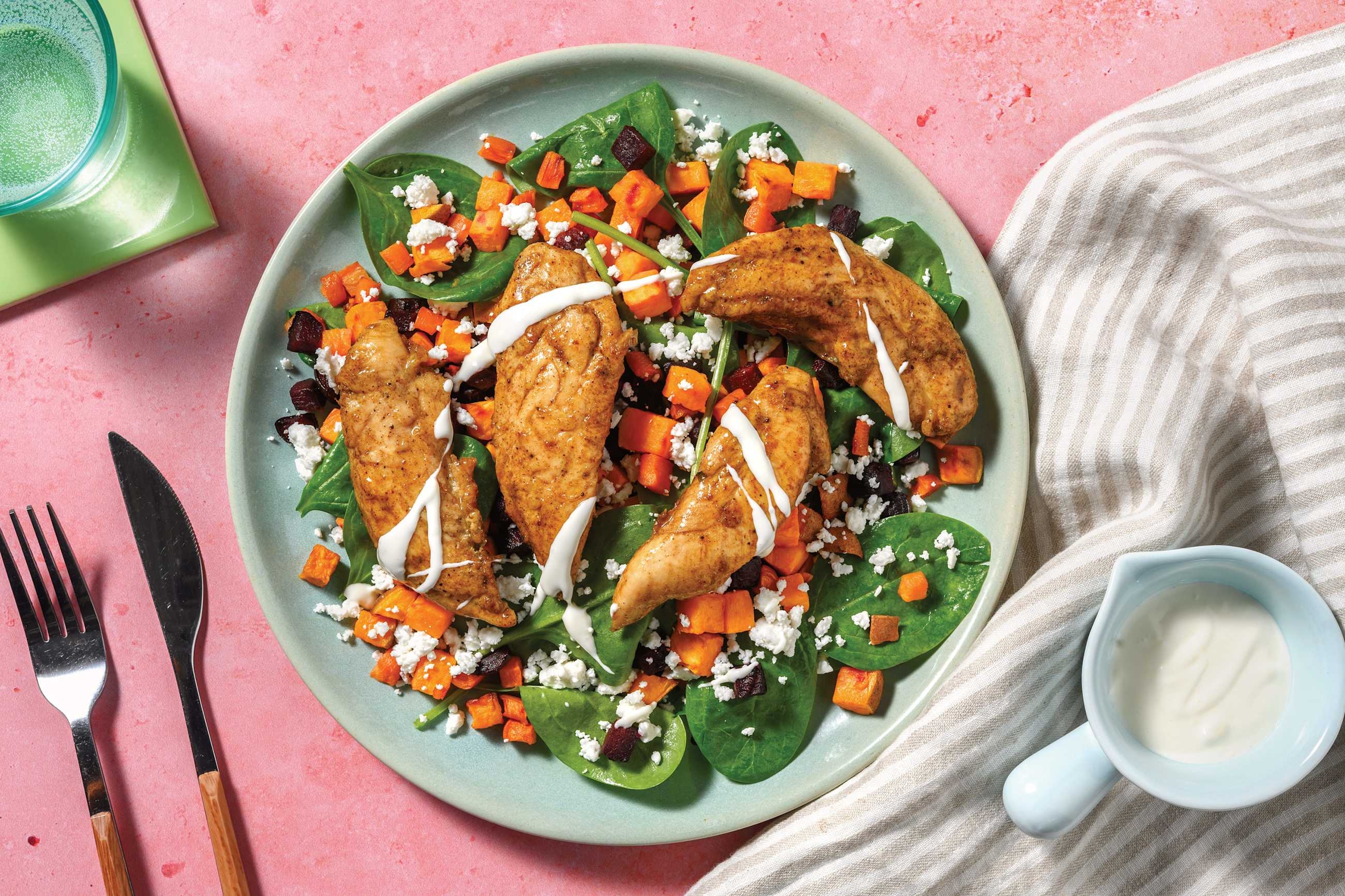Paprika Chicken & Roast Veggie Toss