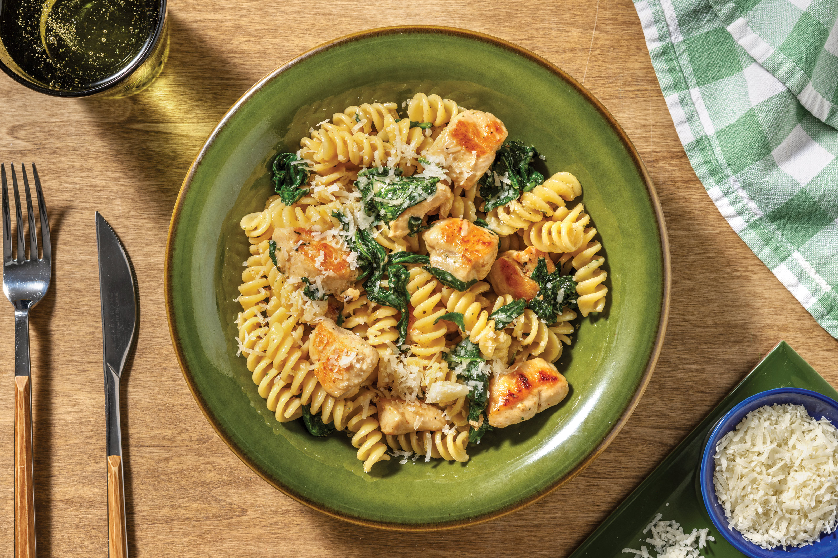 Creamy Chicken Fusilli