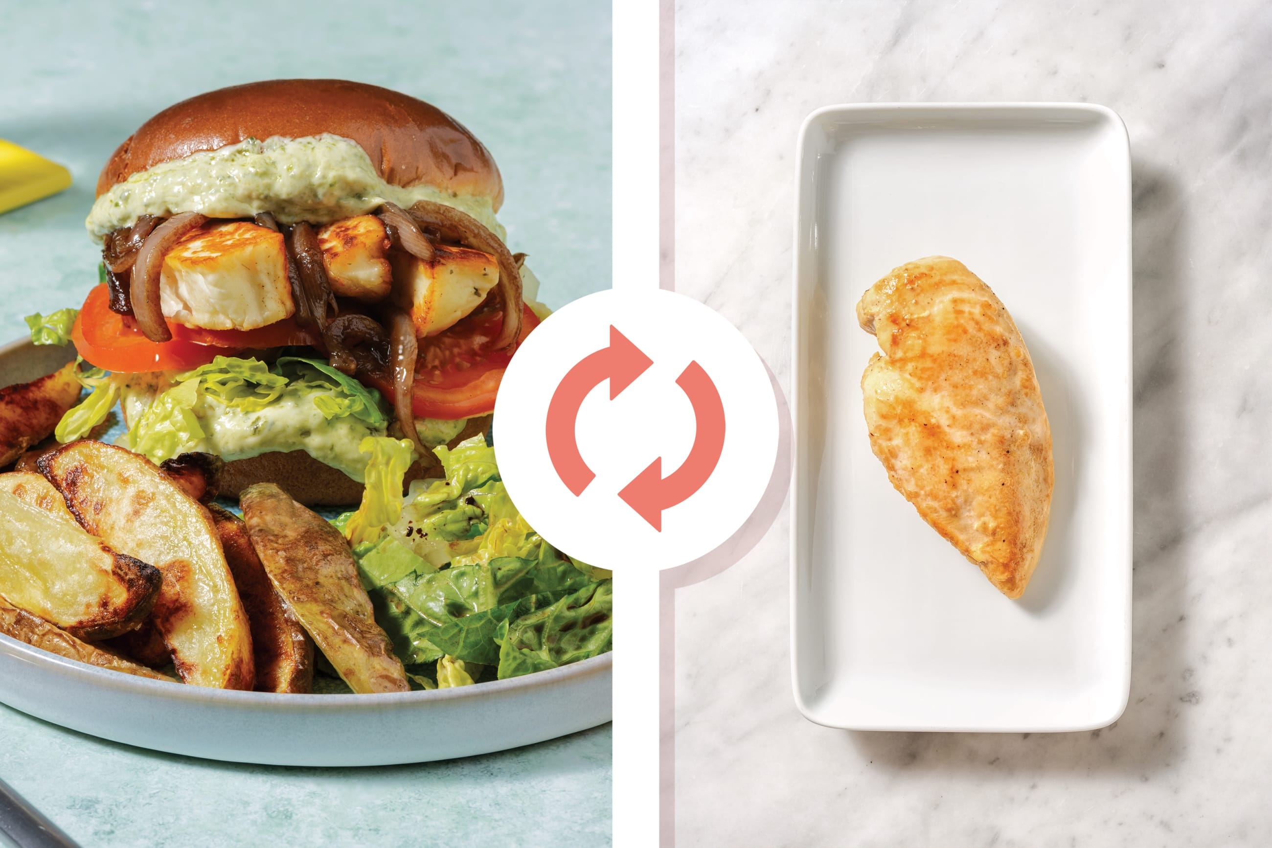 Hearty Chicken & Caramelised Onion Burger