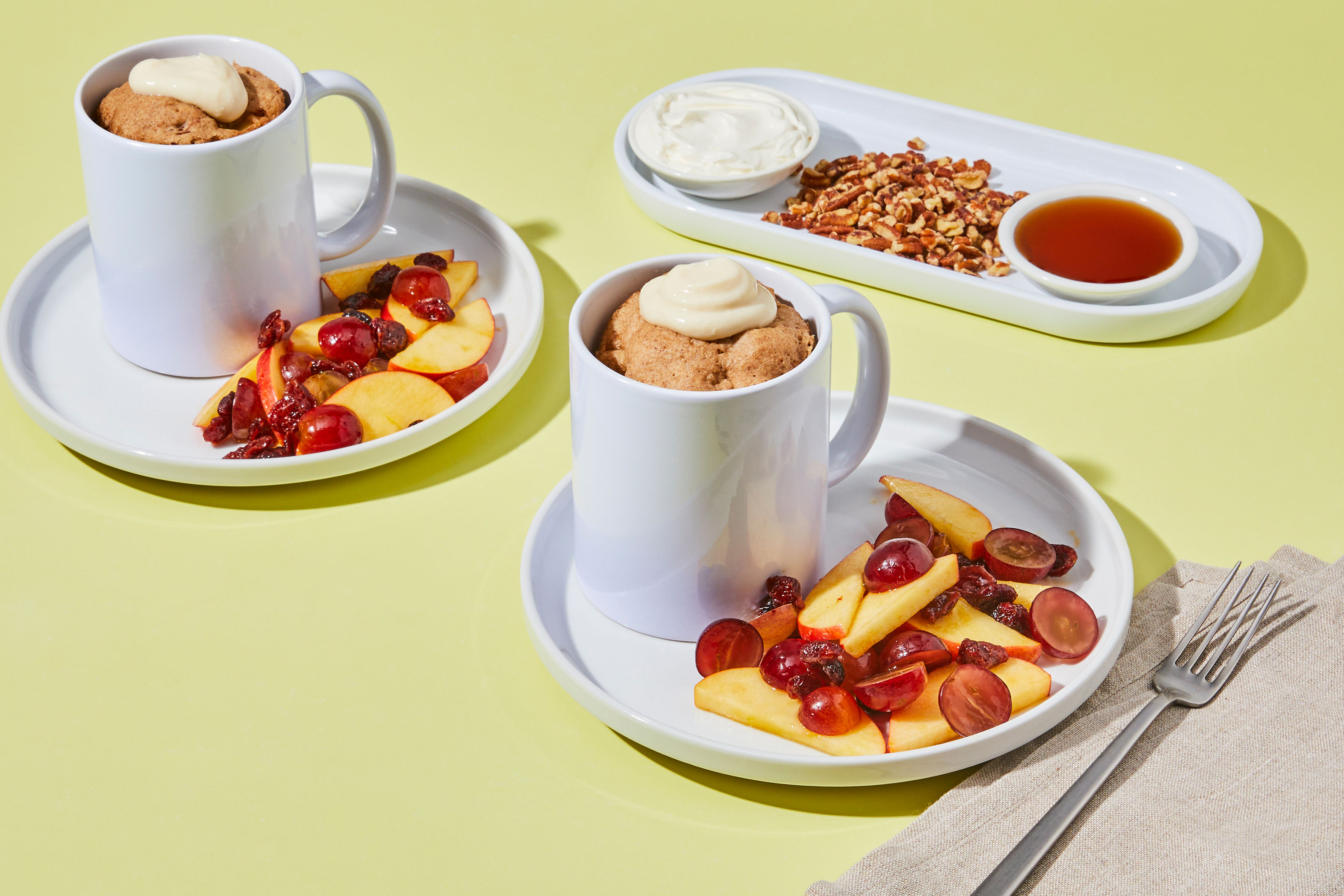 Apple-Pecan Mug Muffins