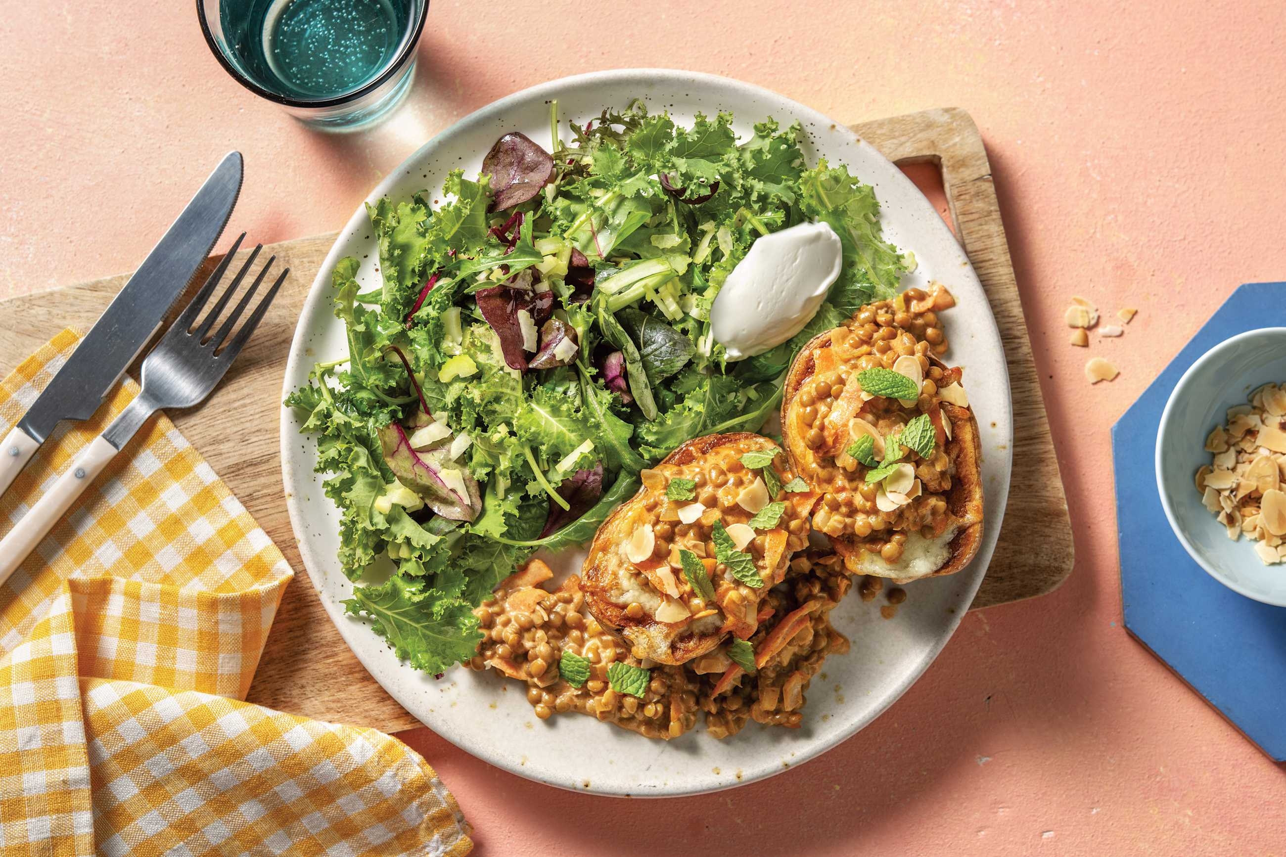 Plant-Based Dhal-Loaded Spuds