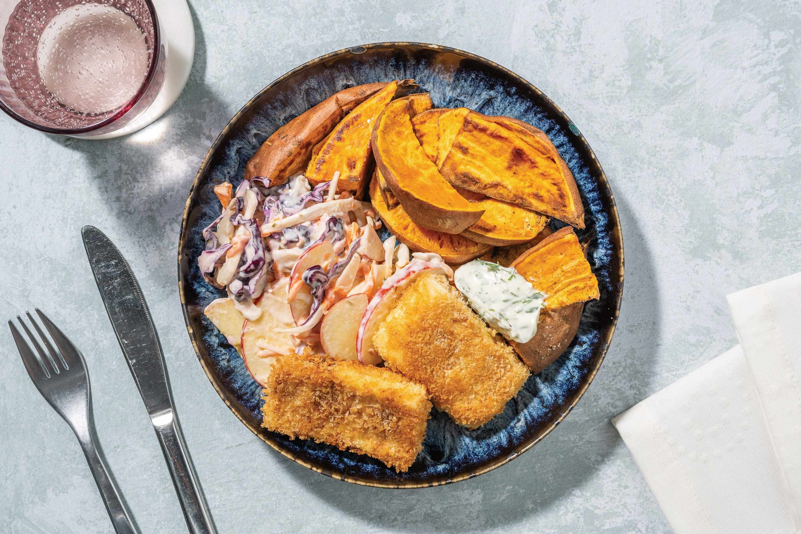 American Crumbed Haloumi