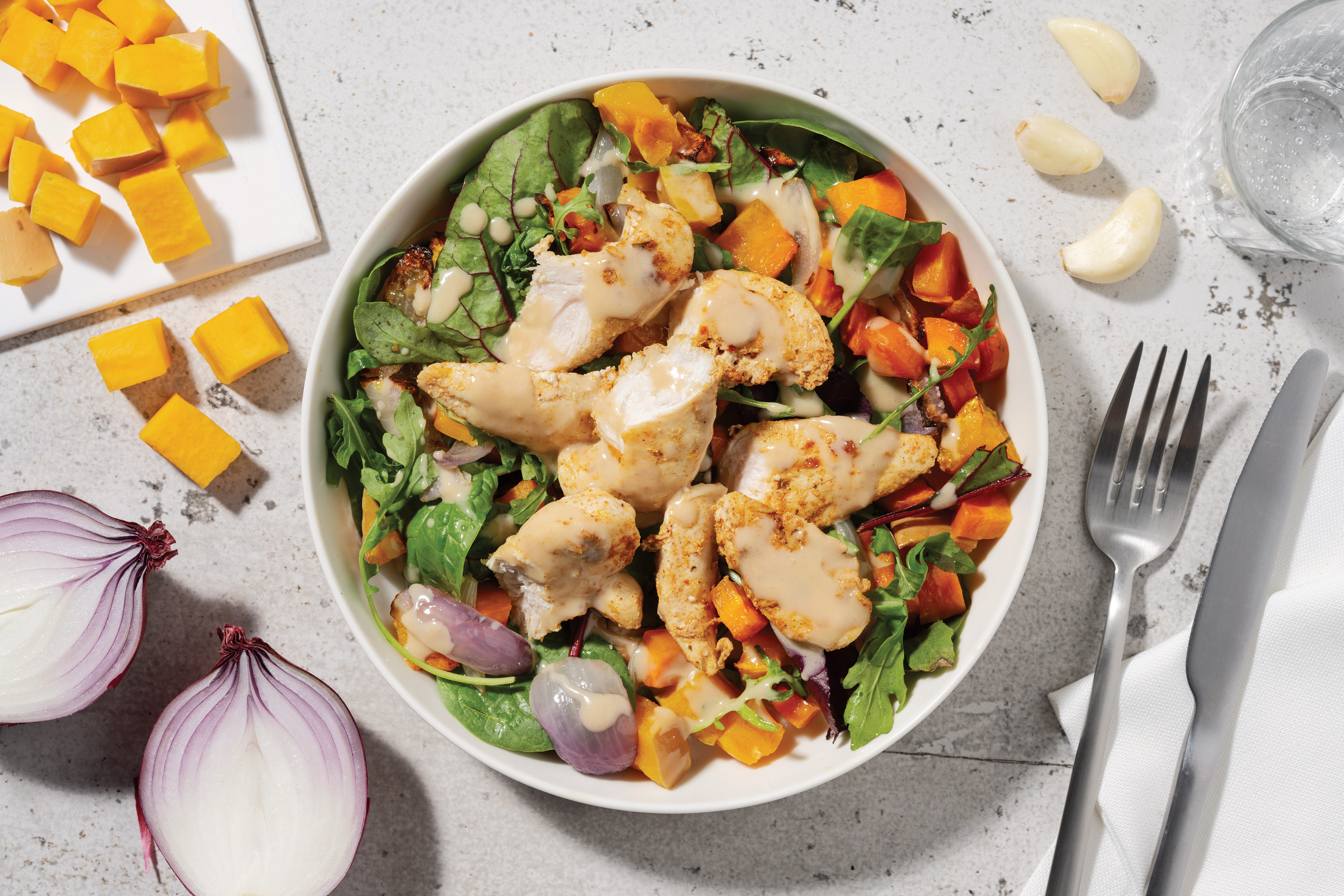 Satay Chicken & Coconut-Makrut Lime Sauce