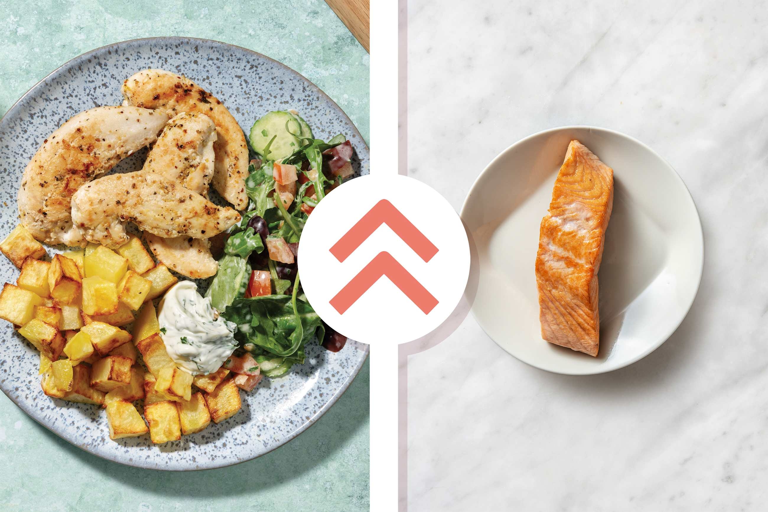 Greek-Style Salmon & Olive Salad