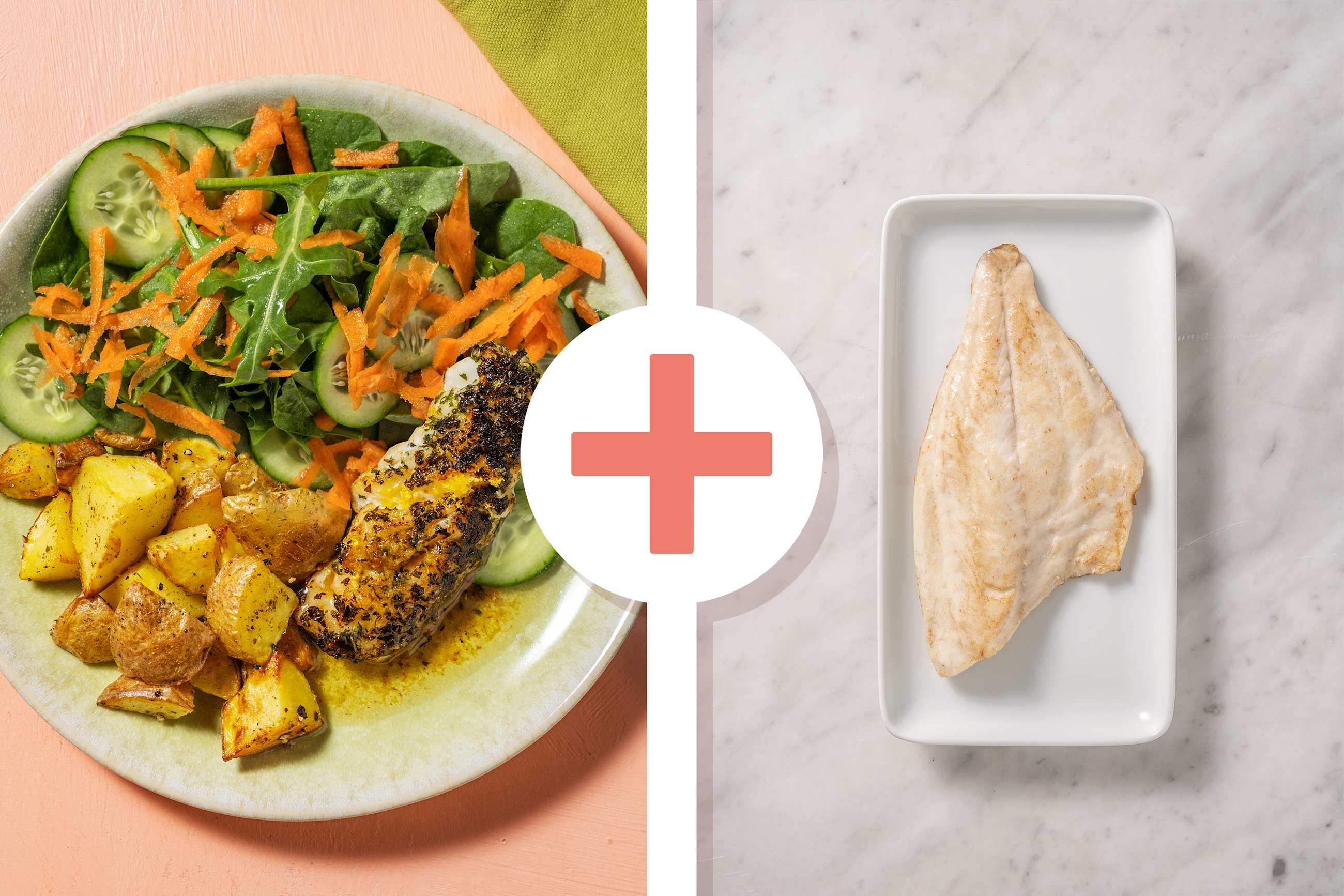 Easy Double Herbed Fish & Lemon Butter Sauce