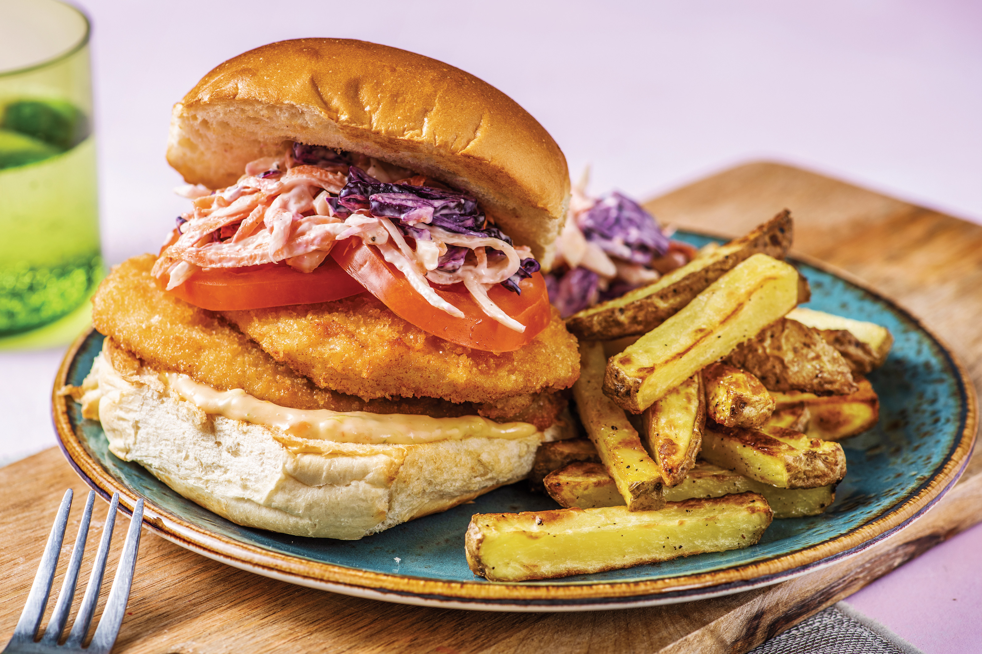 Crumbed Chicken Burger