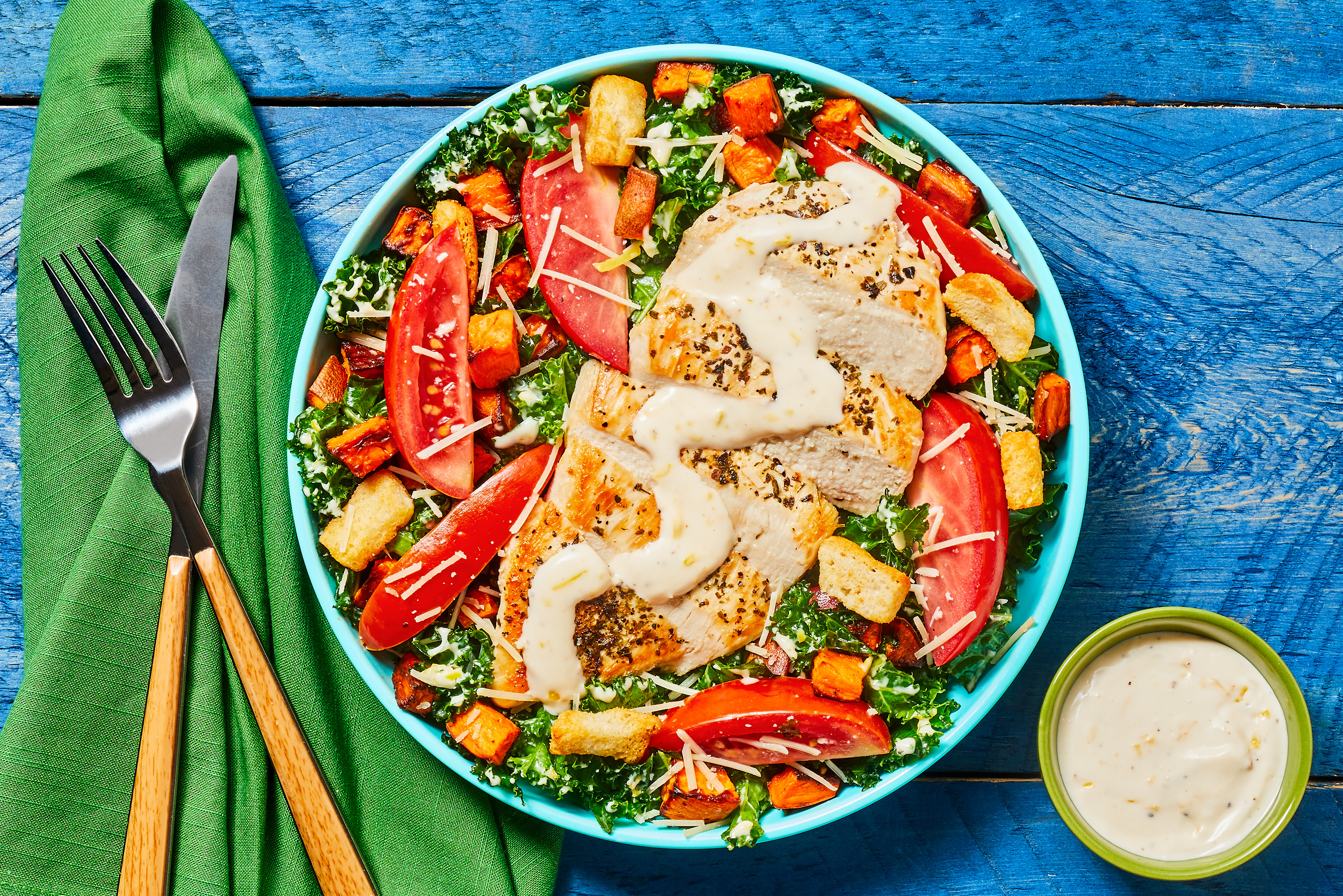 All Kale Rainbow Trout Caesar