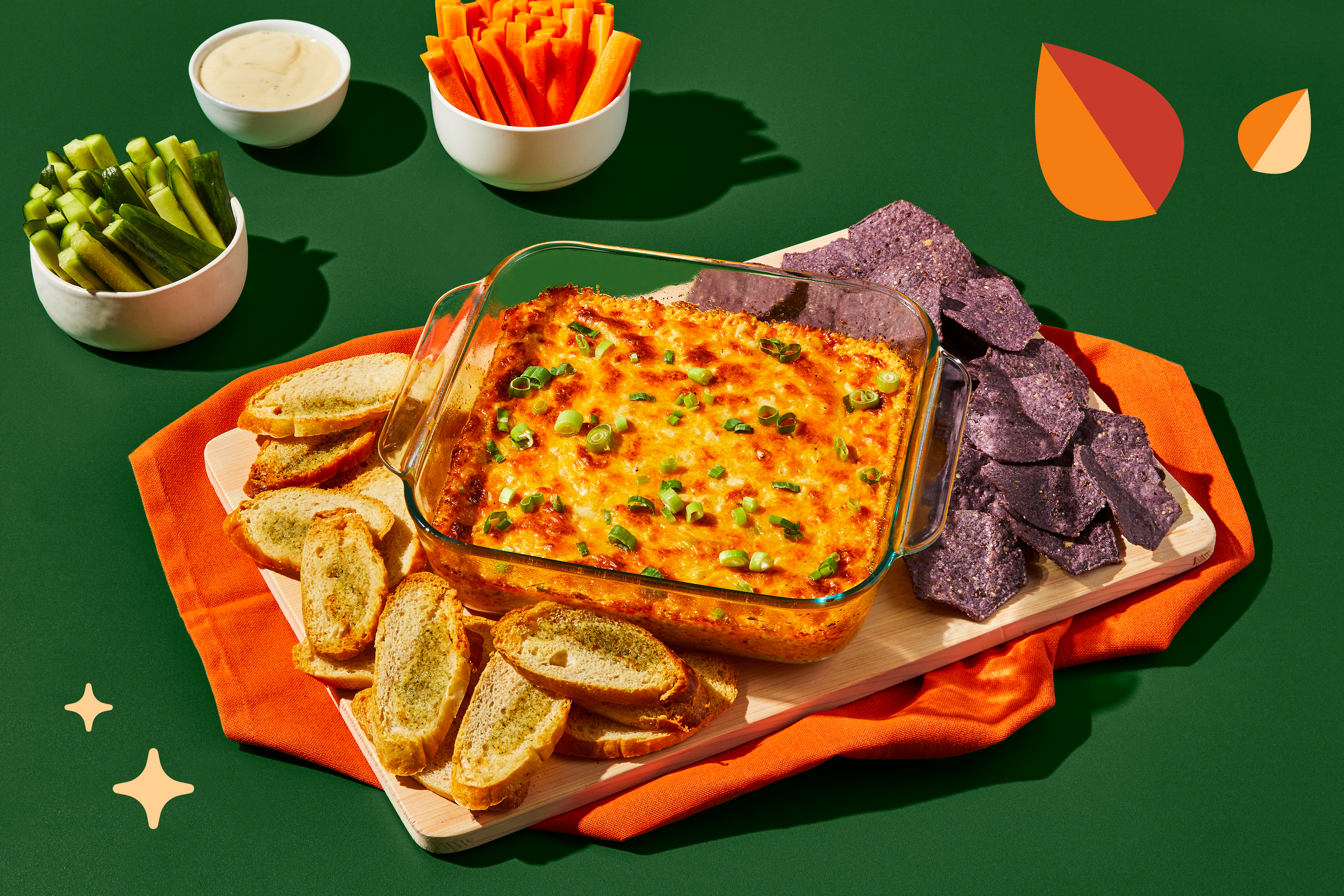 Buffalo Chicken Dip with Select Cucumber