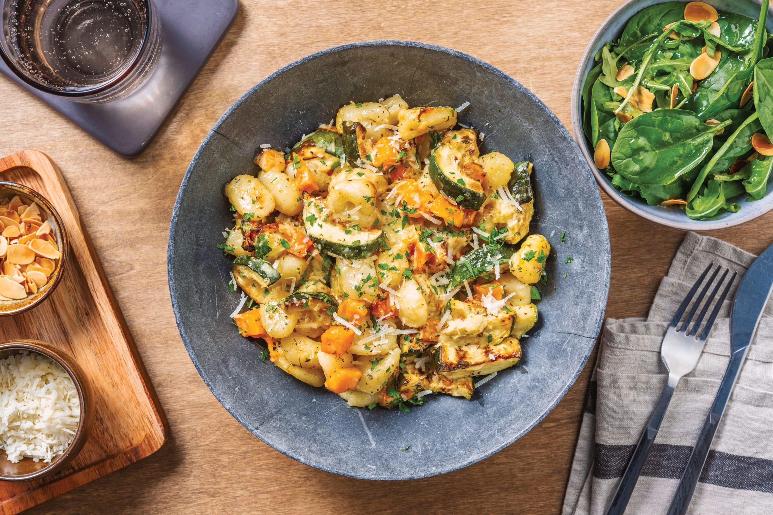 Baked Chicken, Pumpkin & Parmesan Gnocchi