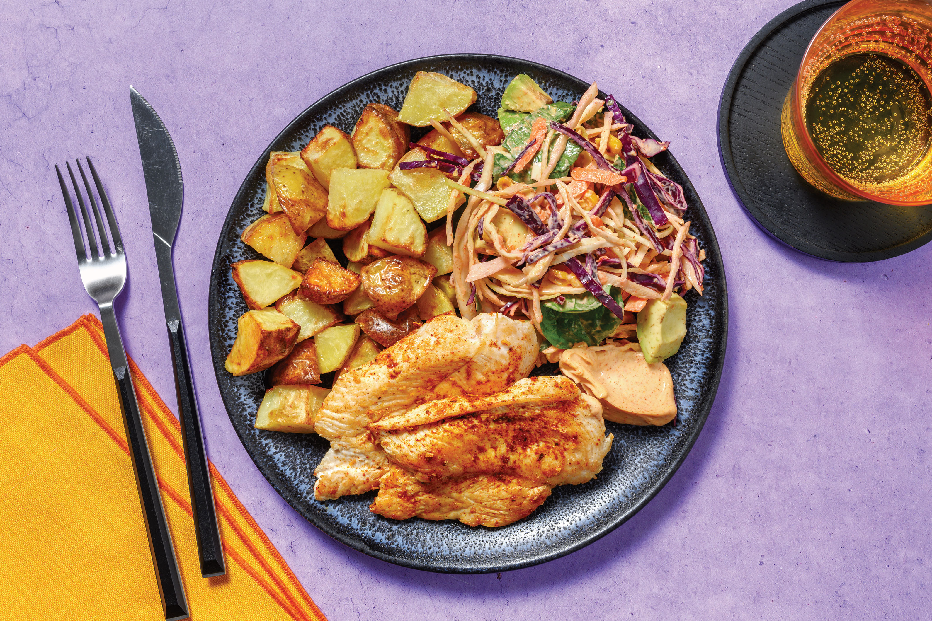 Creepy Caribbean Chicken & Roasted Potato