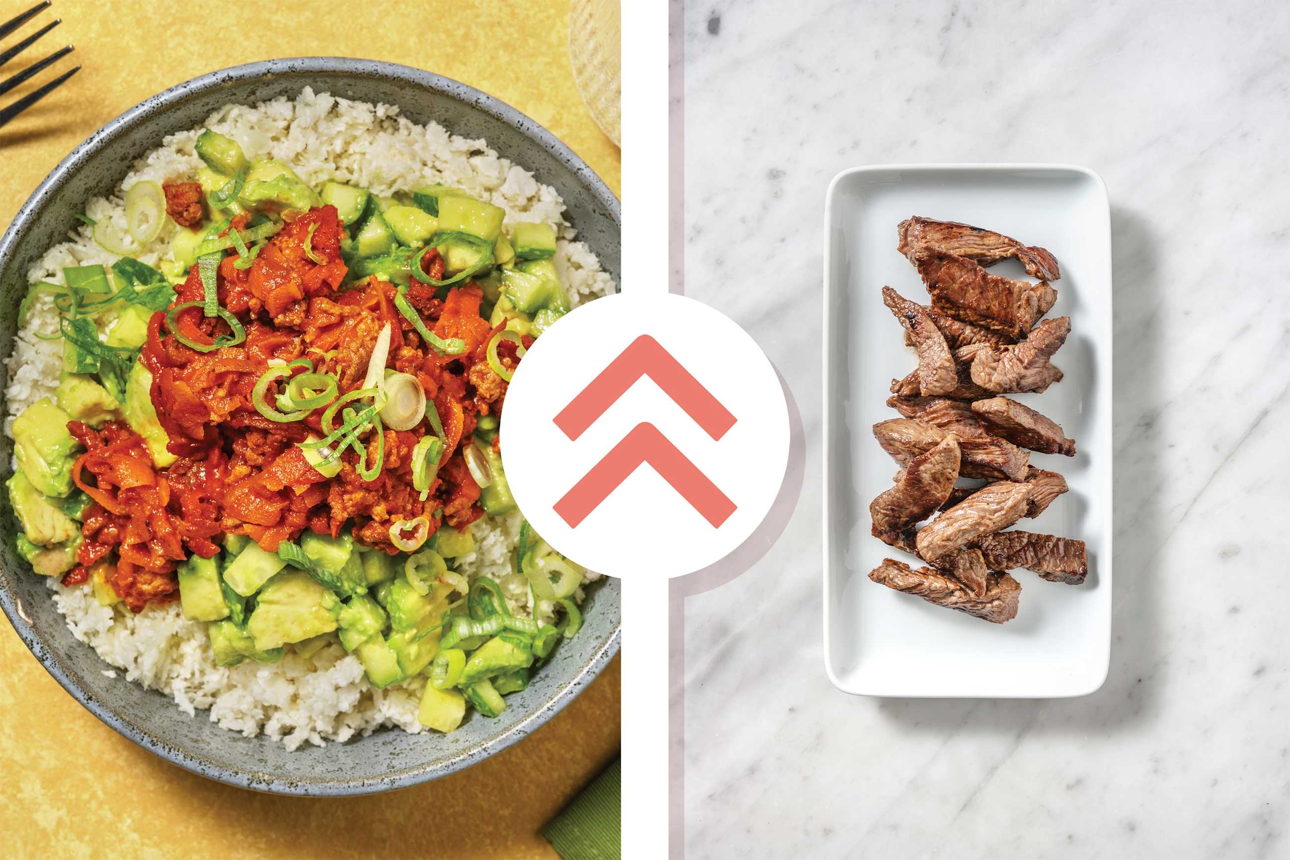 Easy Mexican Beef Strip Burrito Bowl