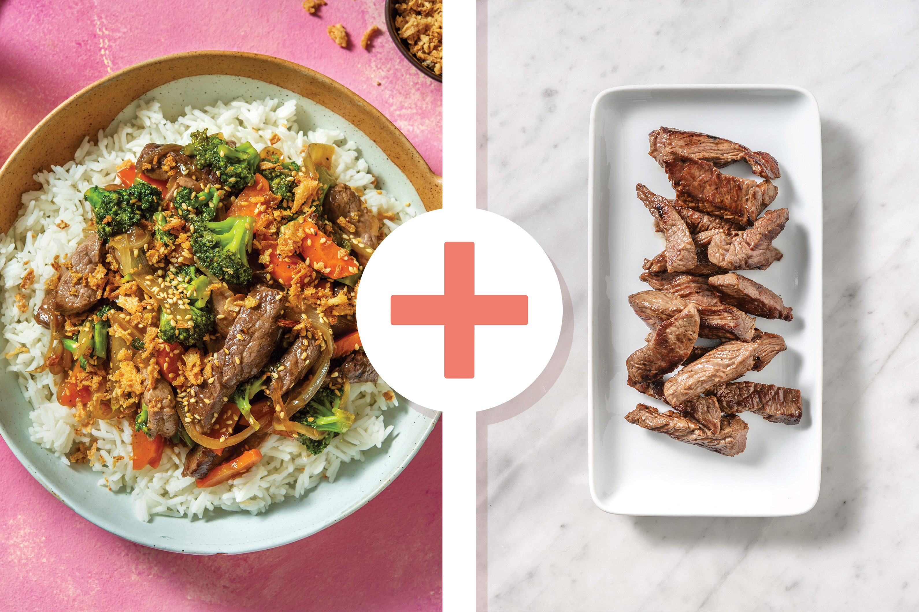 Quick Sesame Double Beef & Broccoli Stir-Fry