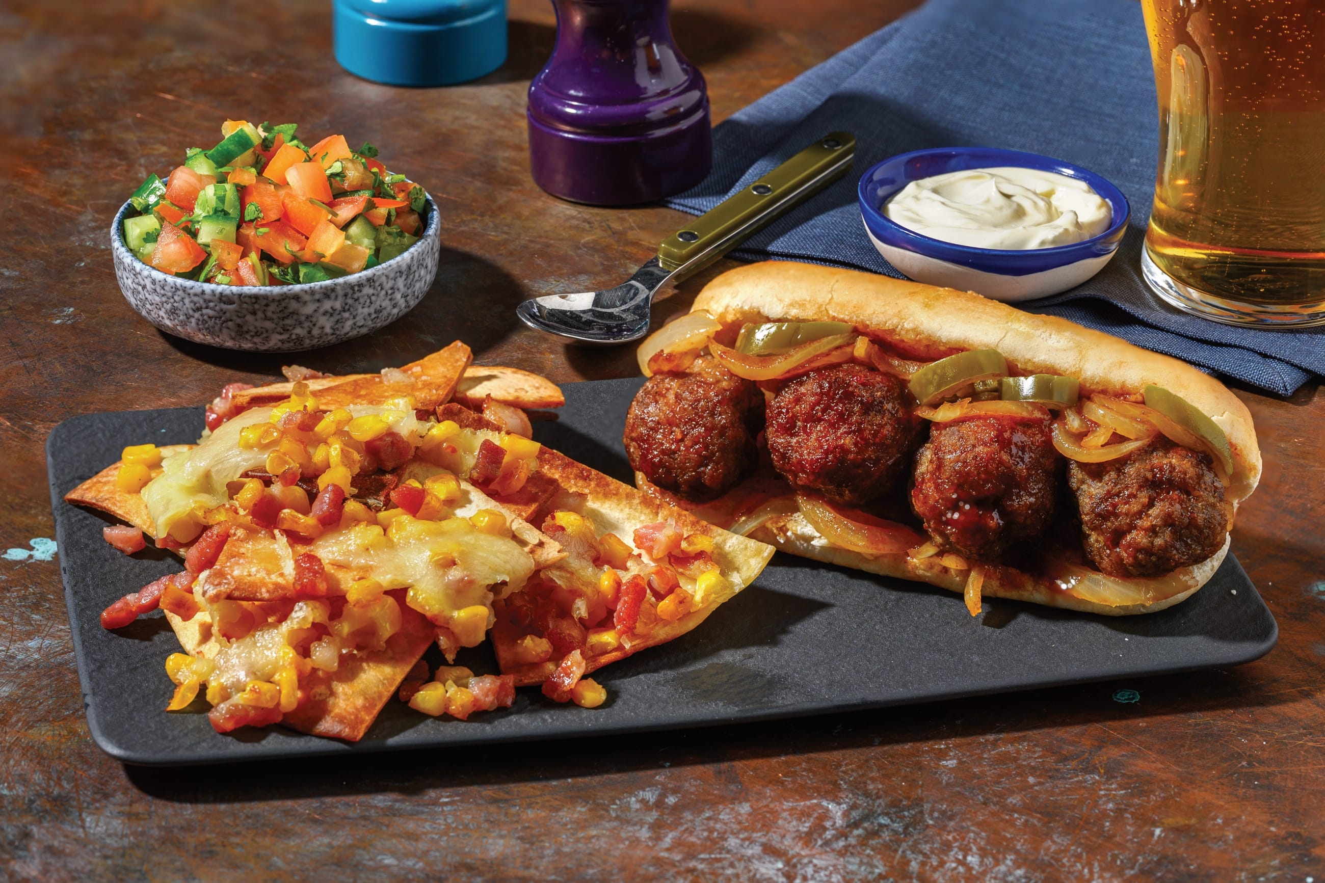 Buffalo Meatball & Sriracha Subs