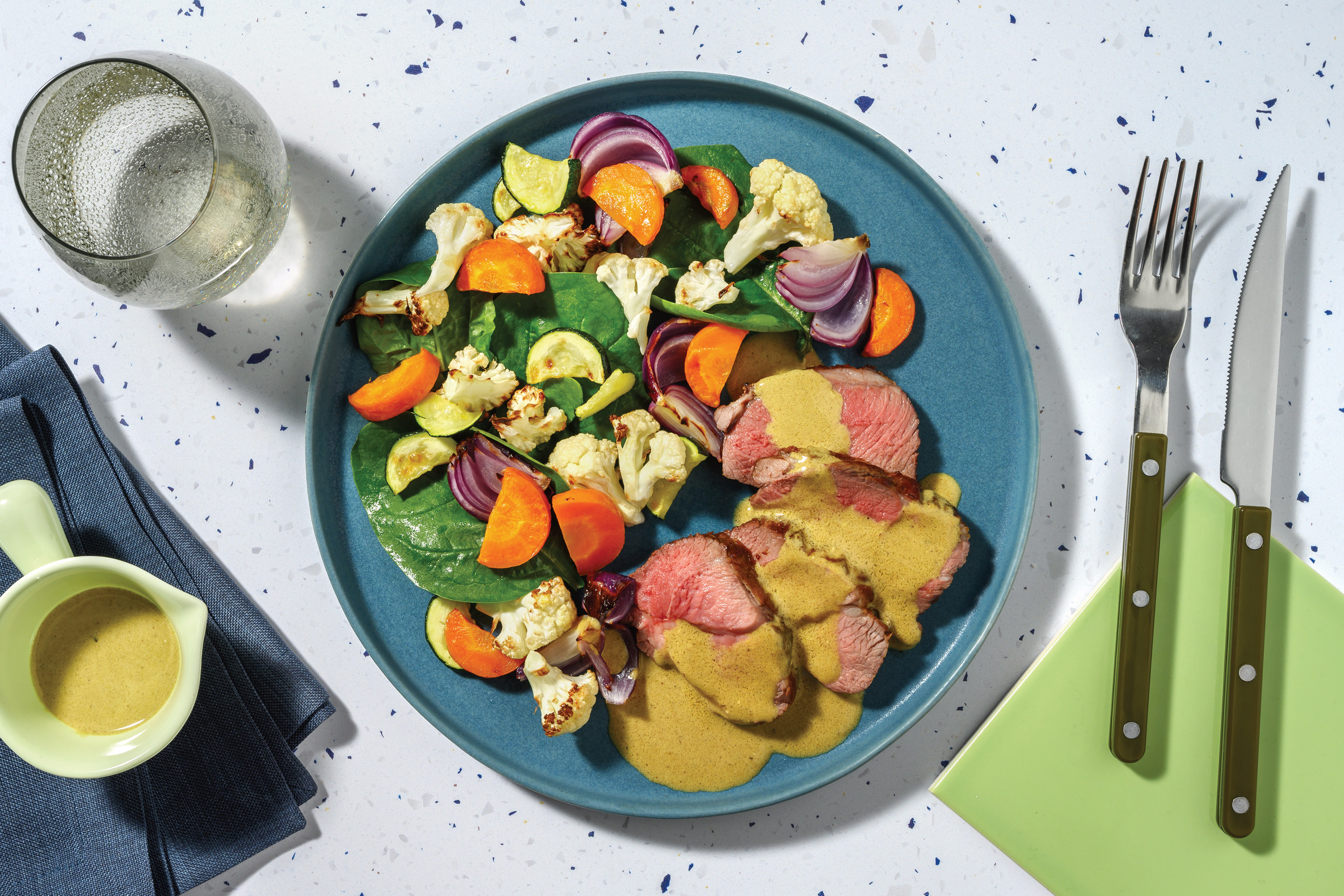 Lamb Rump & North Indian Coconut Sauce