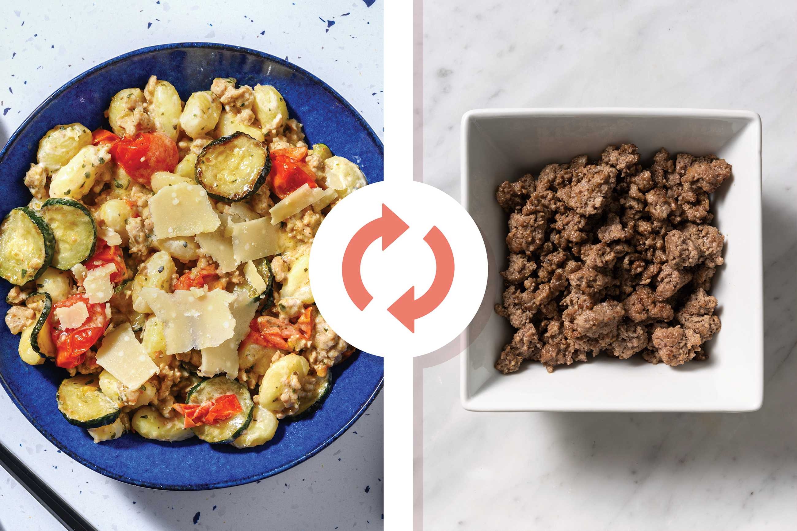 Creamy Beef & Cherry Tomato Gnocchi