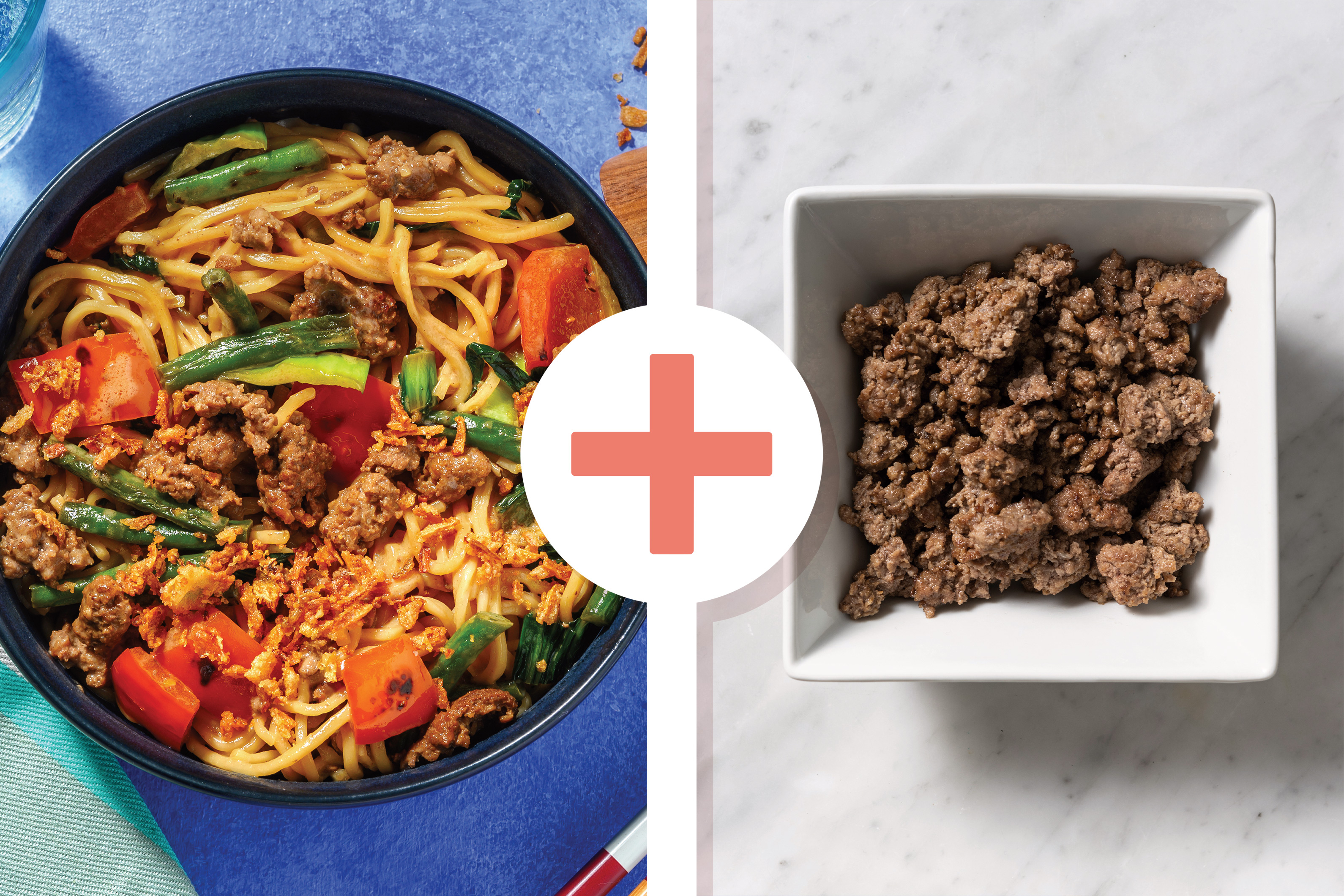 Easy Double Beef Katsu Curry Noodles