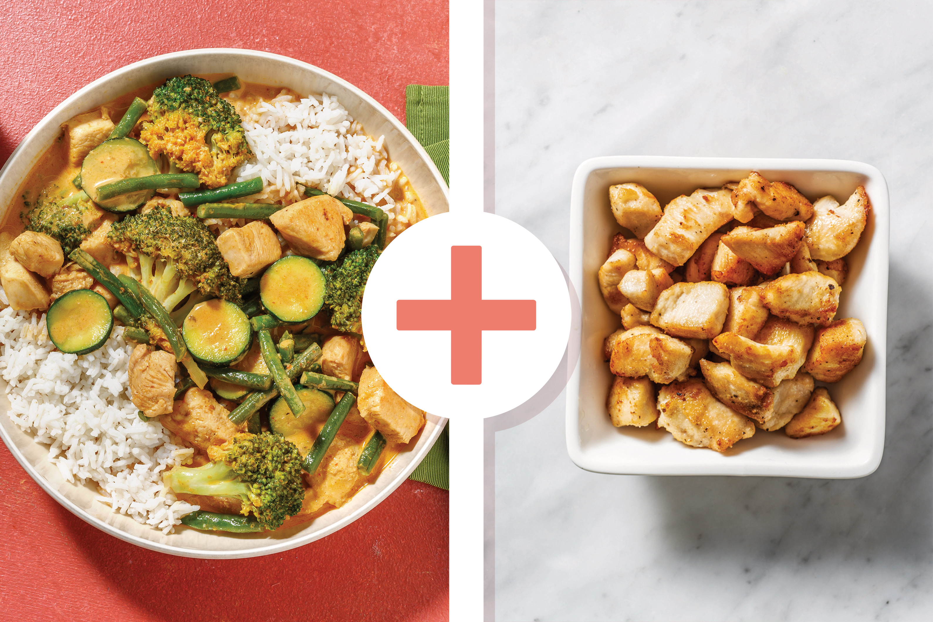 Mild Thai Red Double Chicken Curry