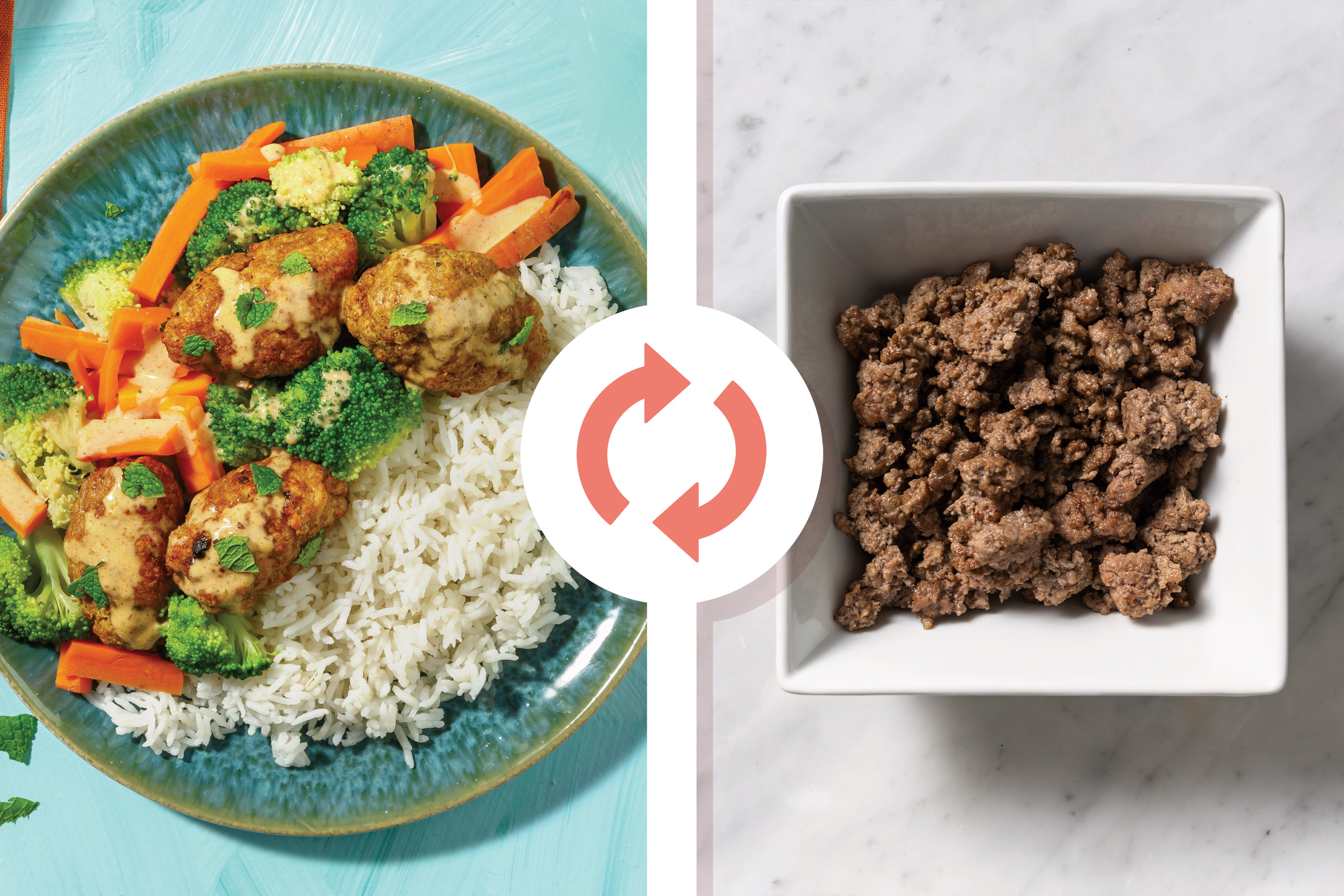 Beef Koftas & Moroccan Coconut Sauce