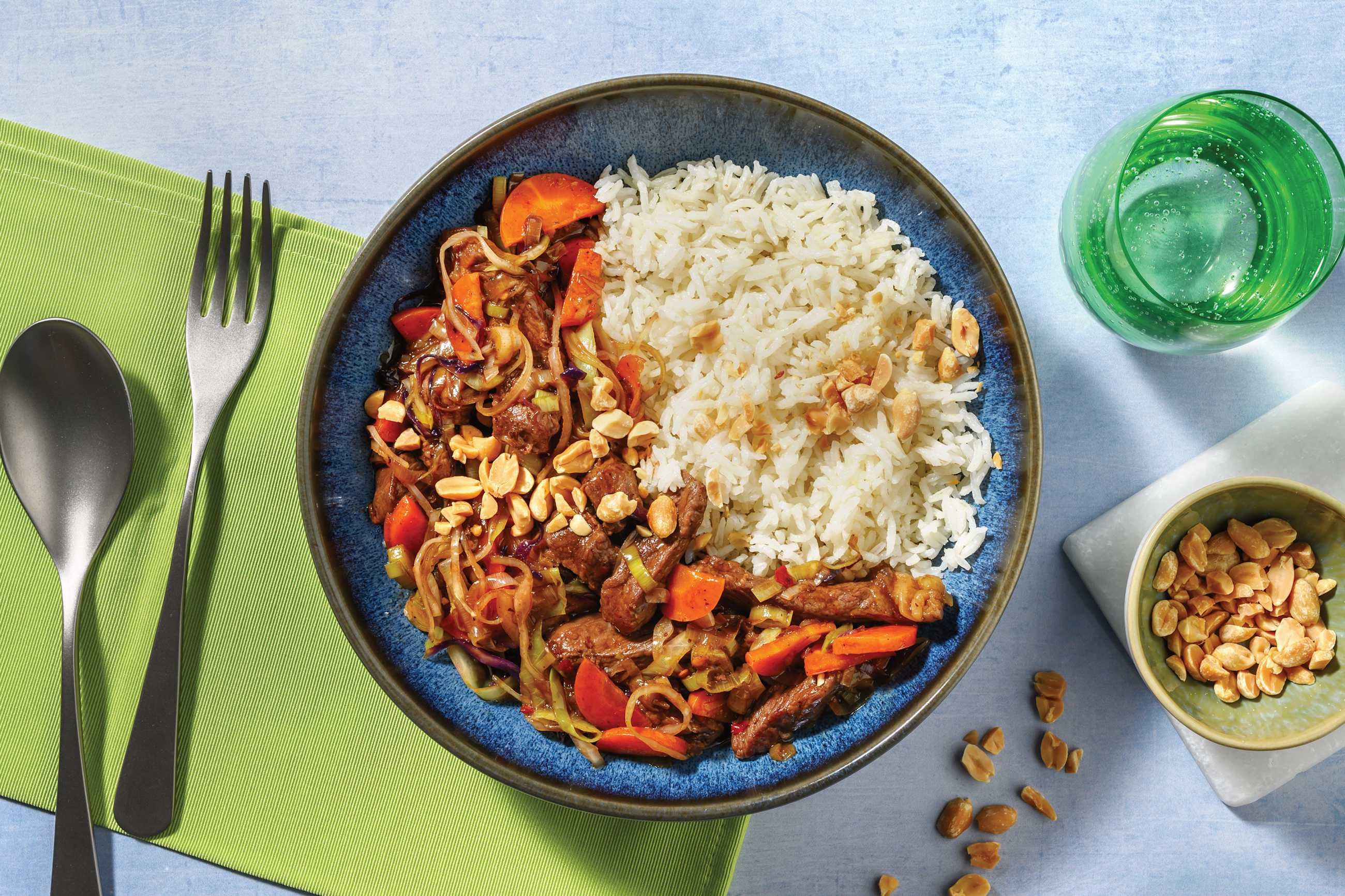 Quick Sweet Chilli Beef & Veggie Stir-Fry