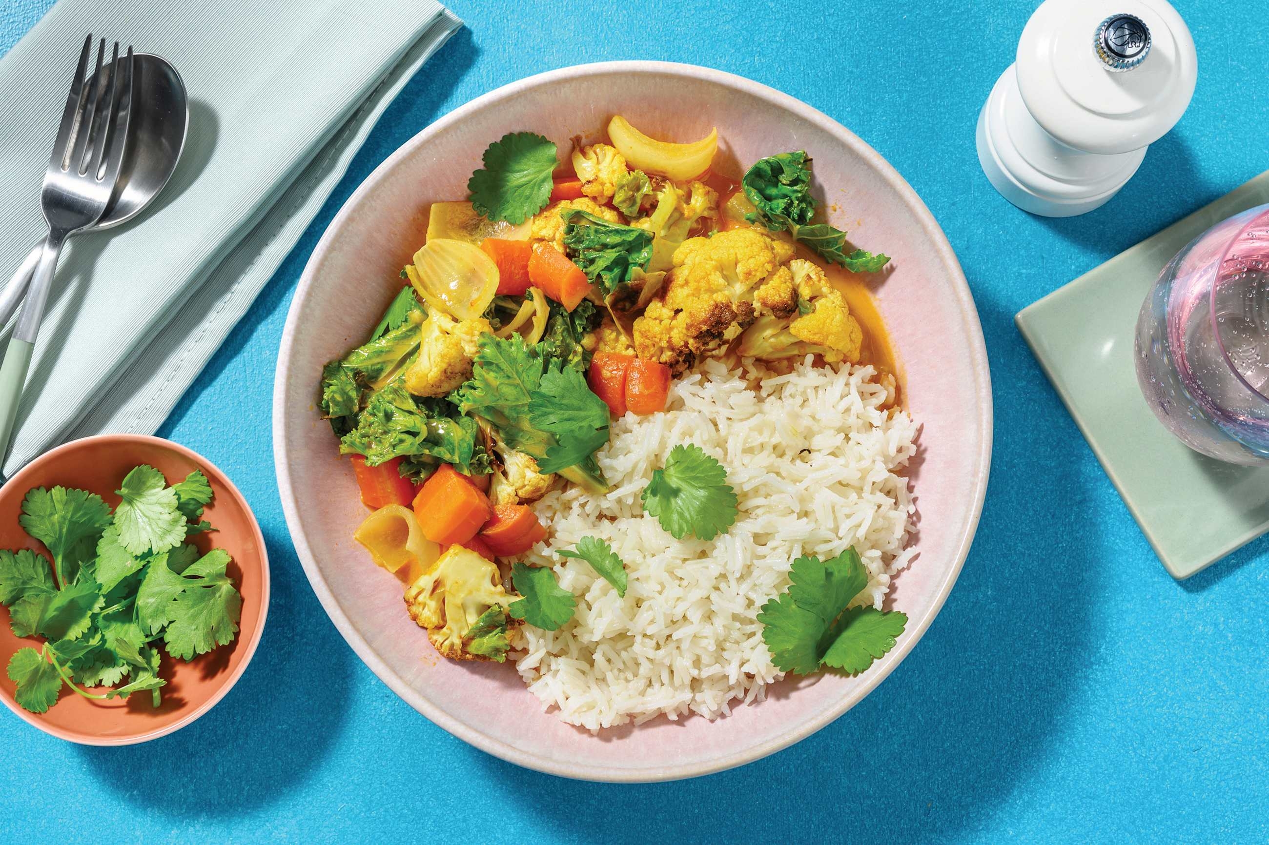 Roasted Veggie Bengali Curry