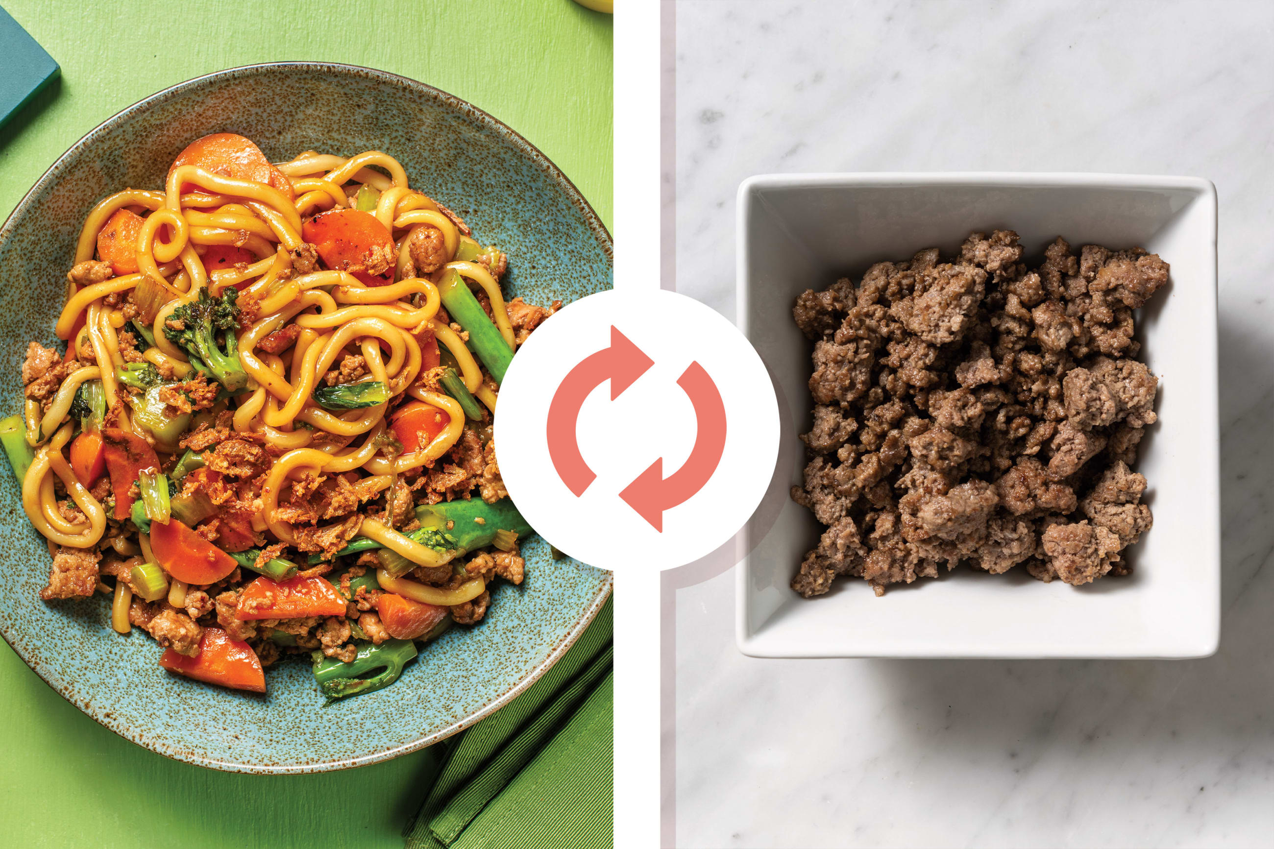 Sticky Chinese-Style Beef Noodles