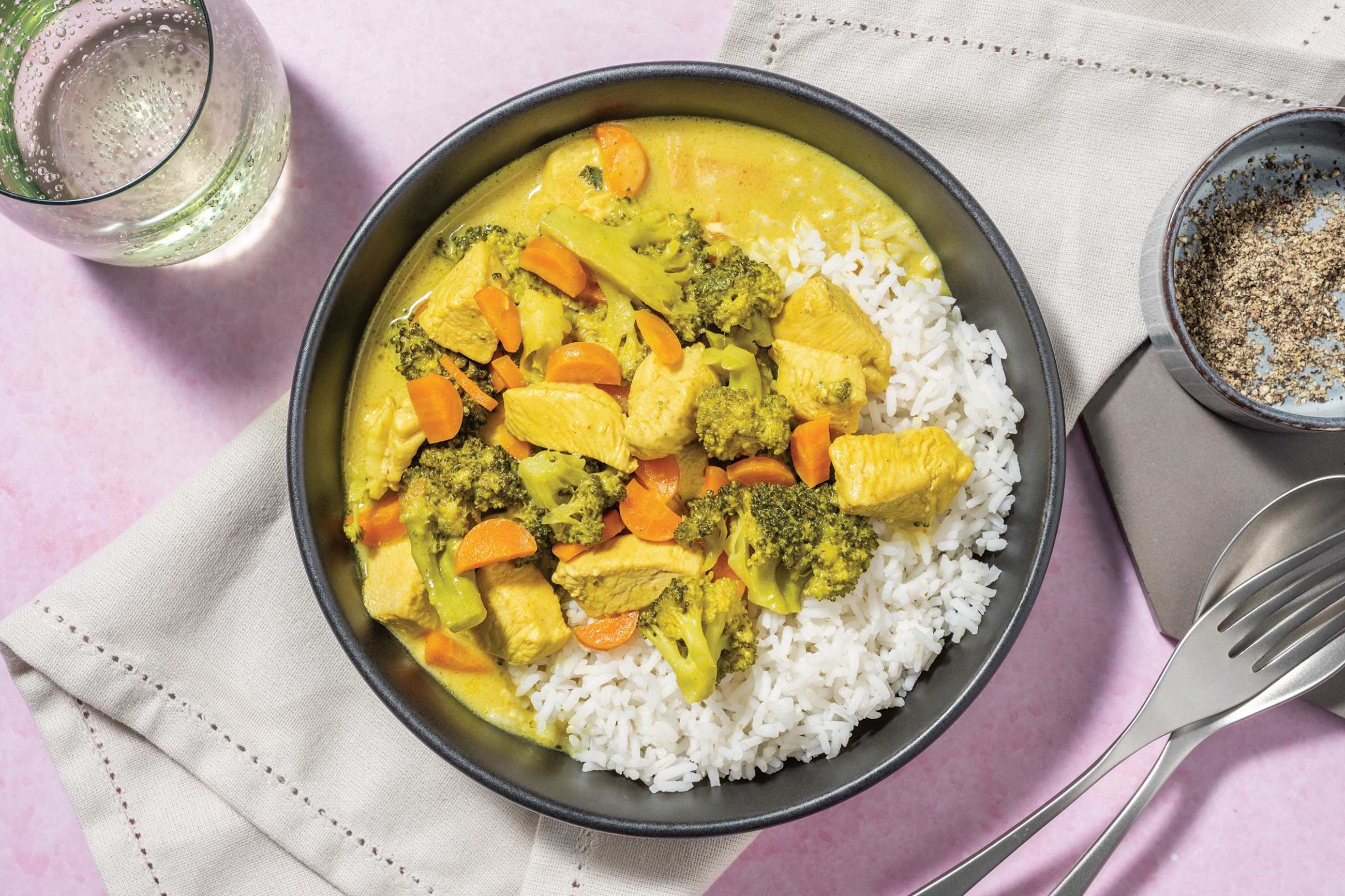 Comforting Indian Coconut Haloumi Curry