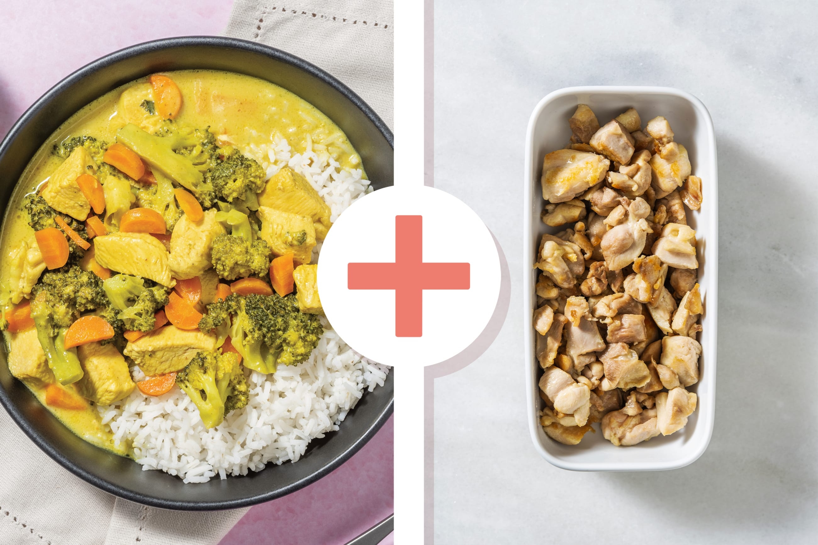 Double Indian Coconut Chicken Curry
