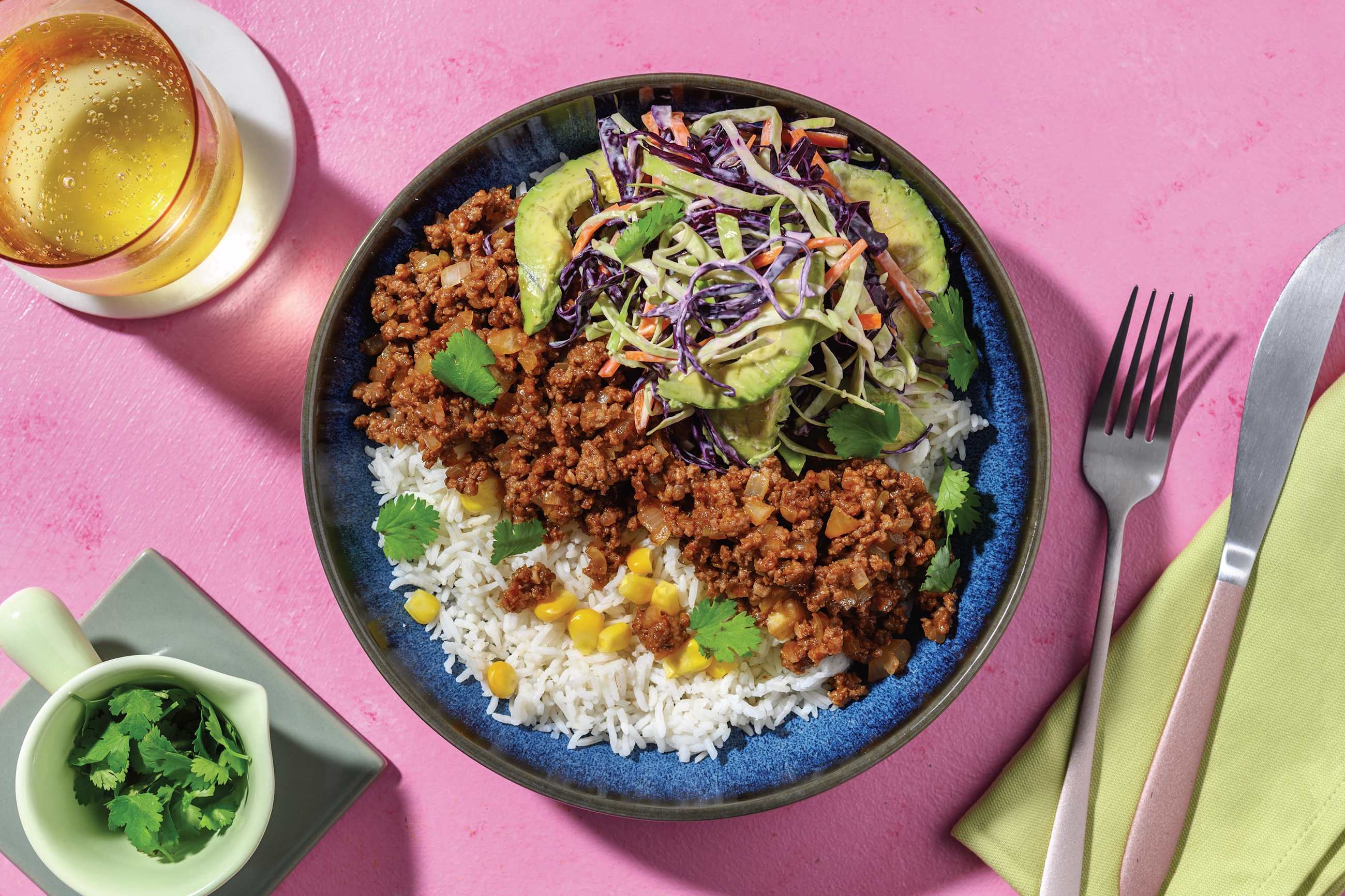 American BBQ Plant-Based Mince Bowl