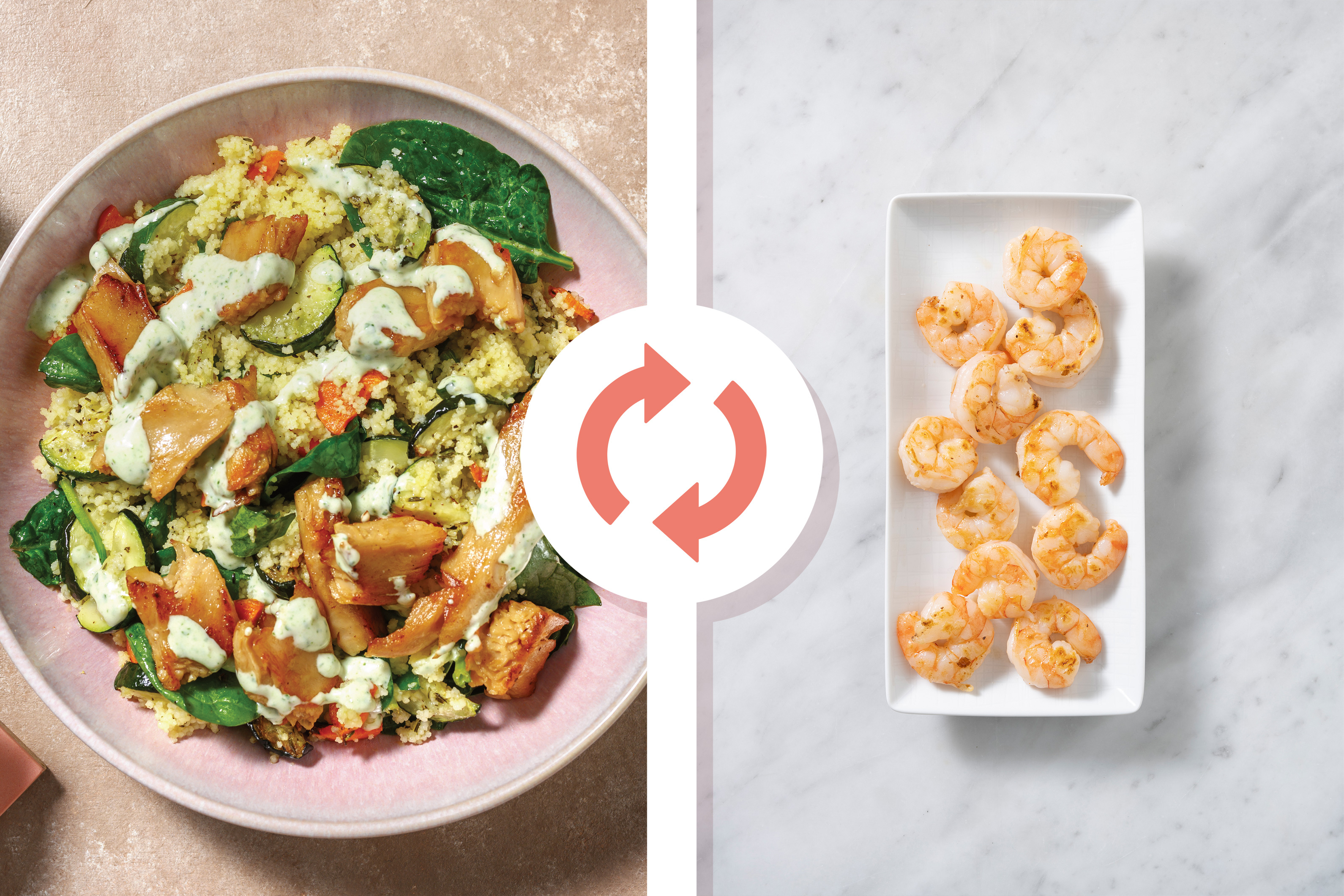 Herby Prawns & Veggie Couscous