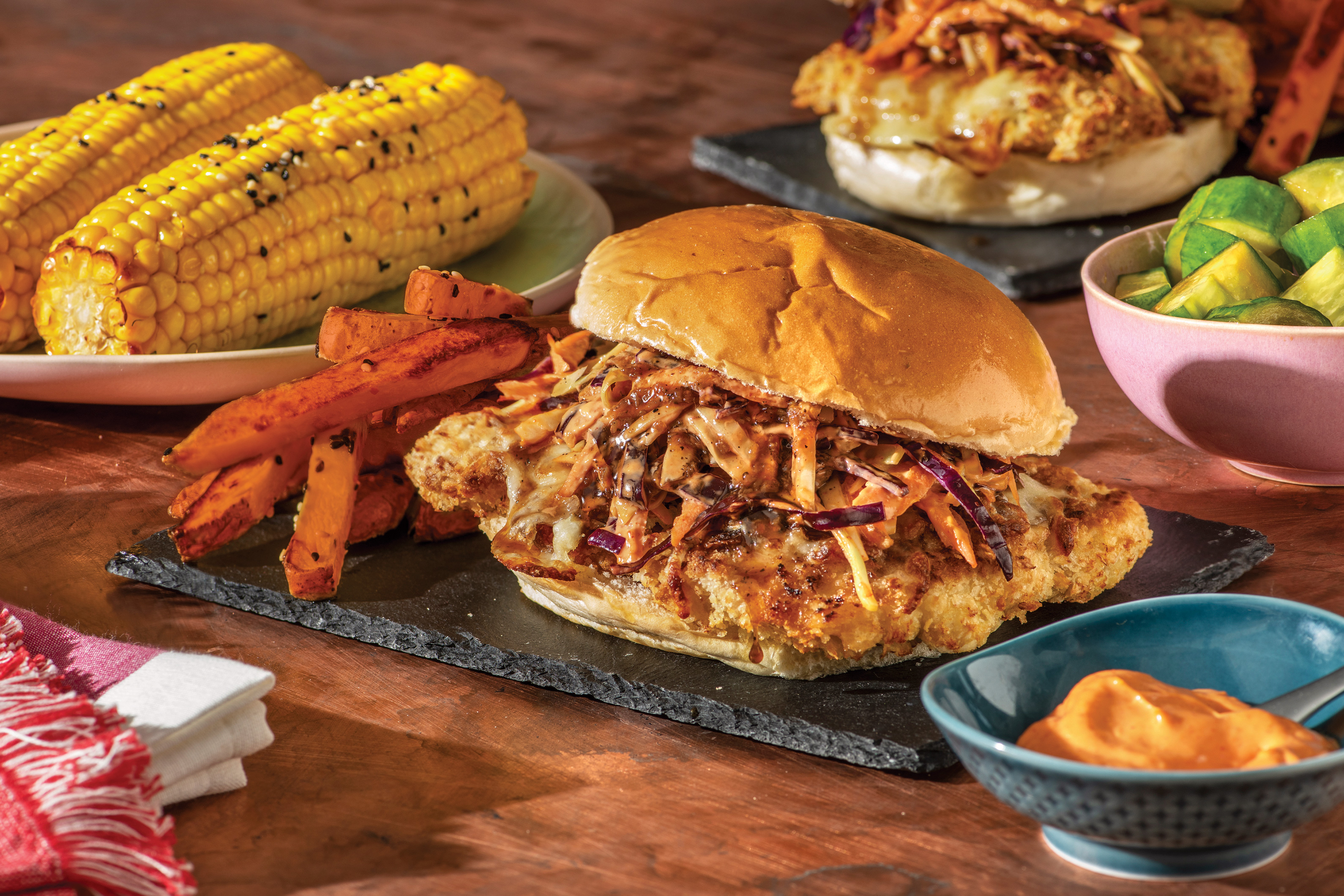 Korean Fried Chicken Burger