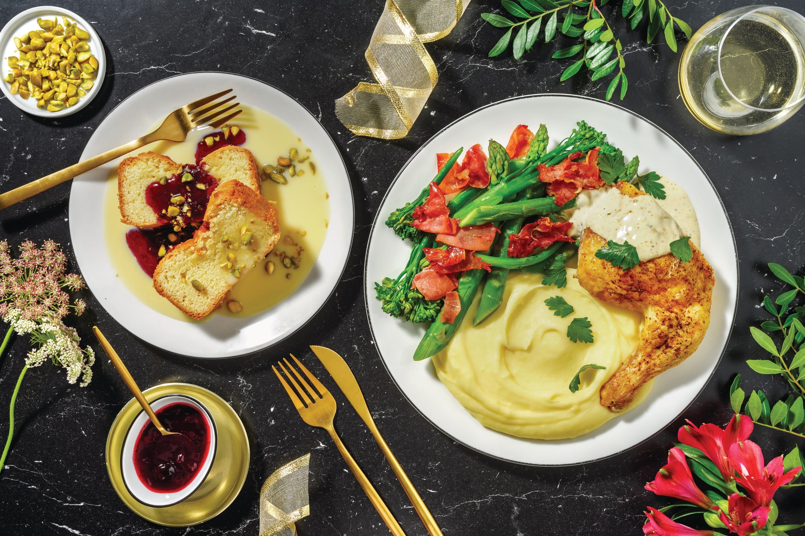 Classic Roast Chicken & Peppercorn Hollandaise for Dinner