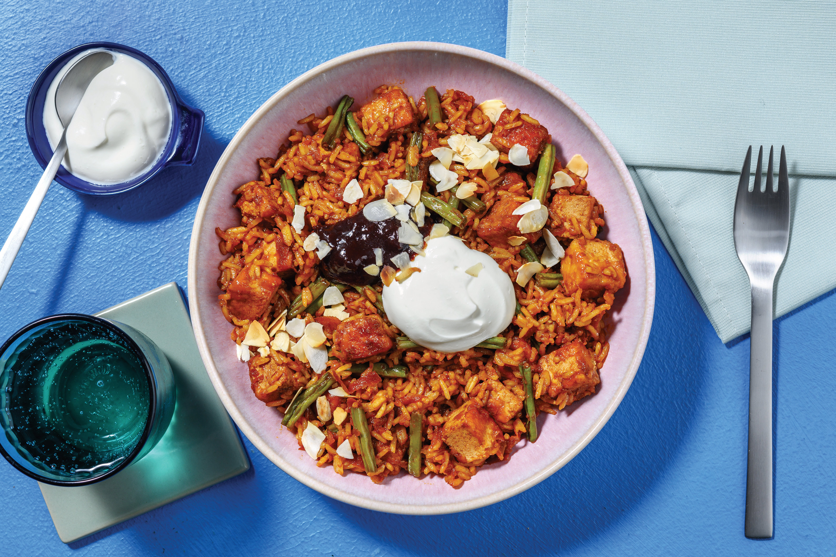 One-Pan Indian Tofu & Veggie Biryani
