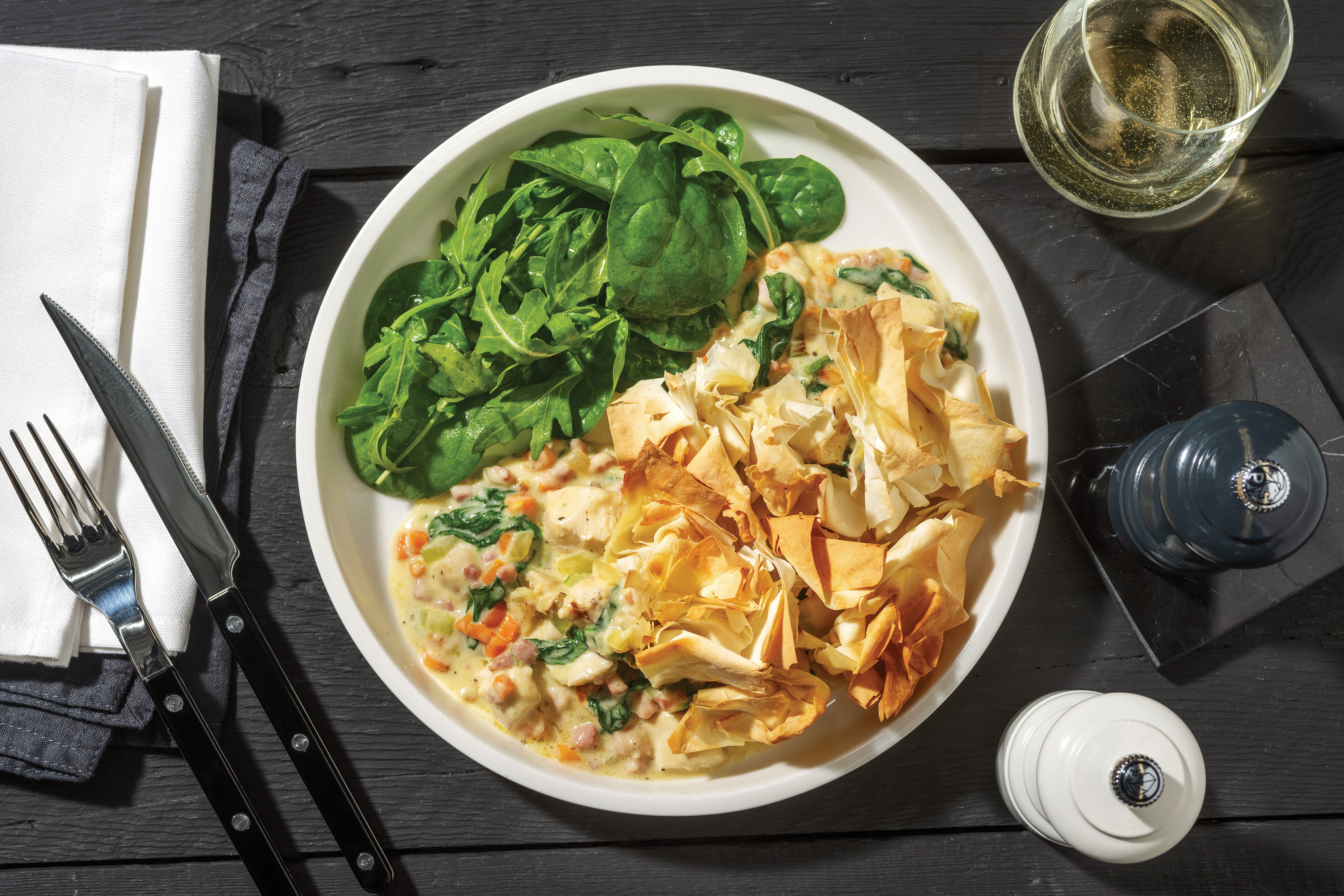 Creamy Chicken & Bacon Pot Pie