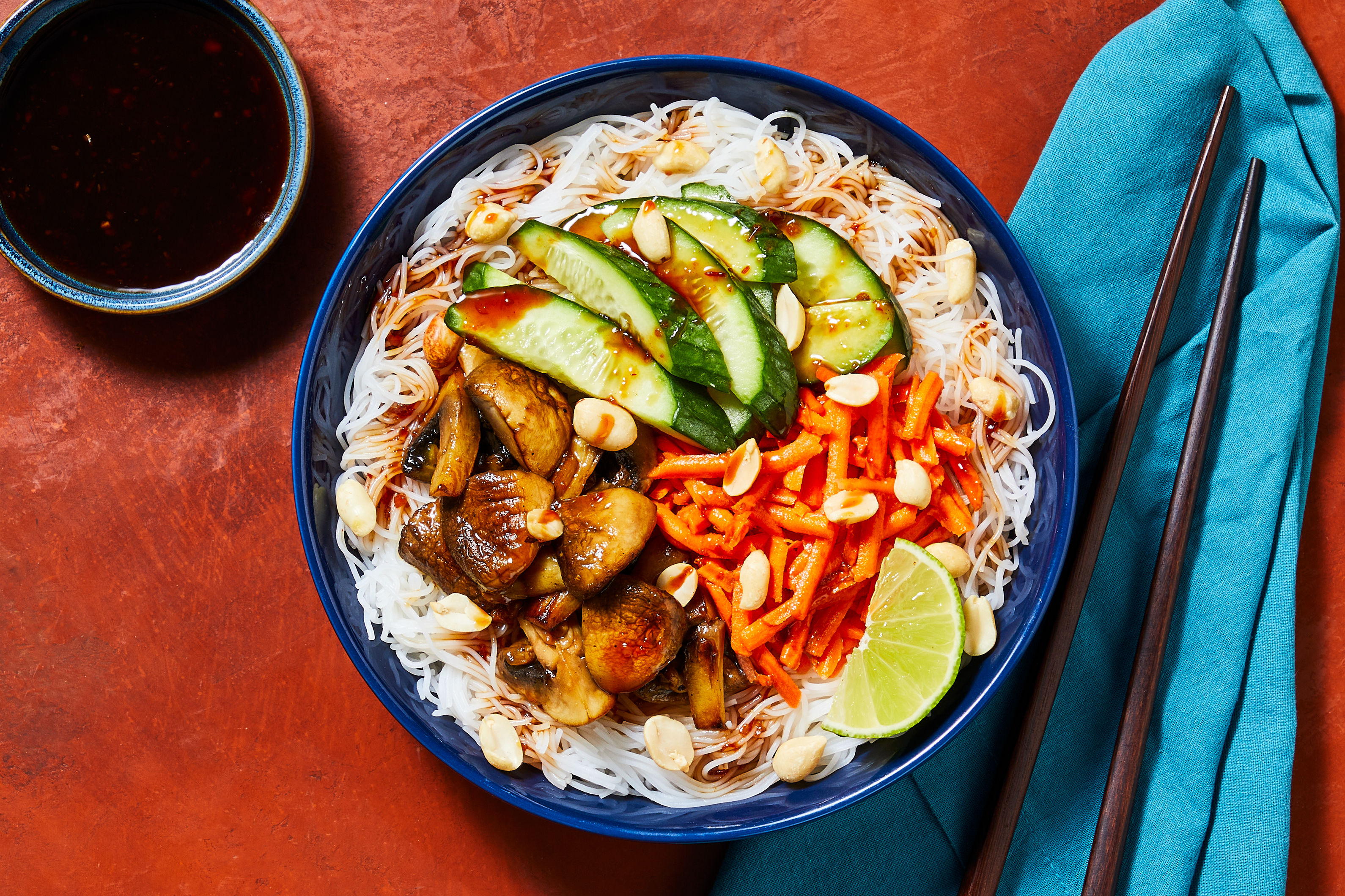 Sweet Chili Shrimp Noodle Salad