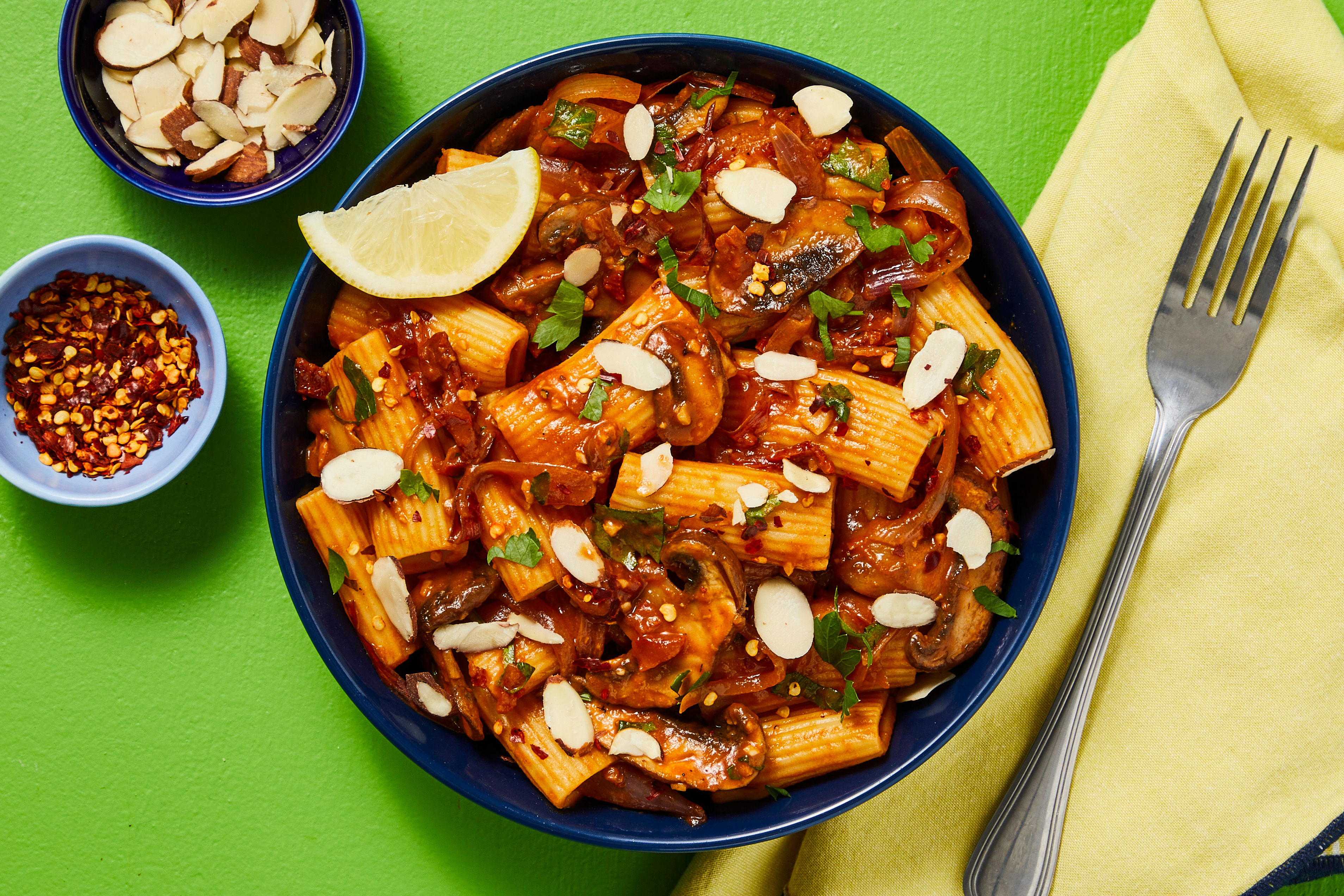 Creamy Chicken & Mushroom Rigatoni