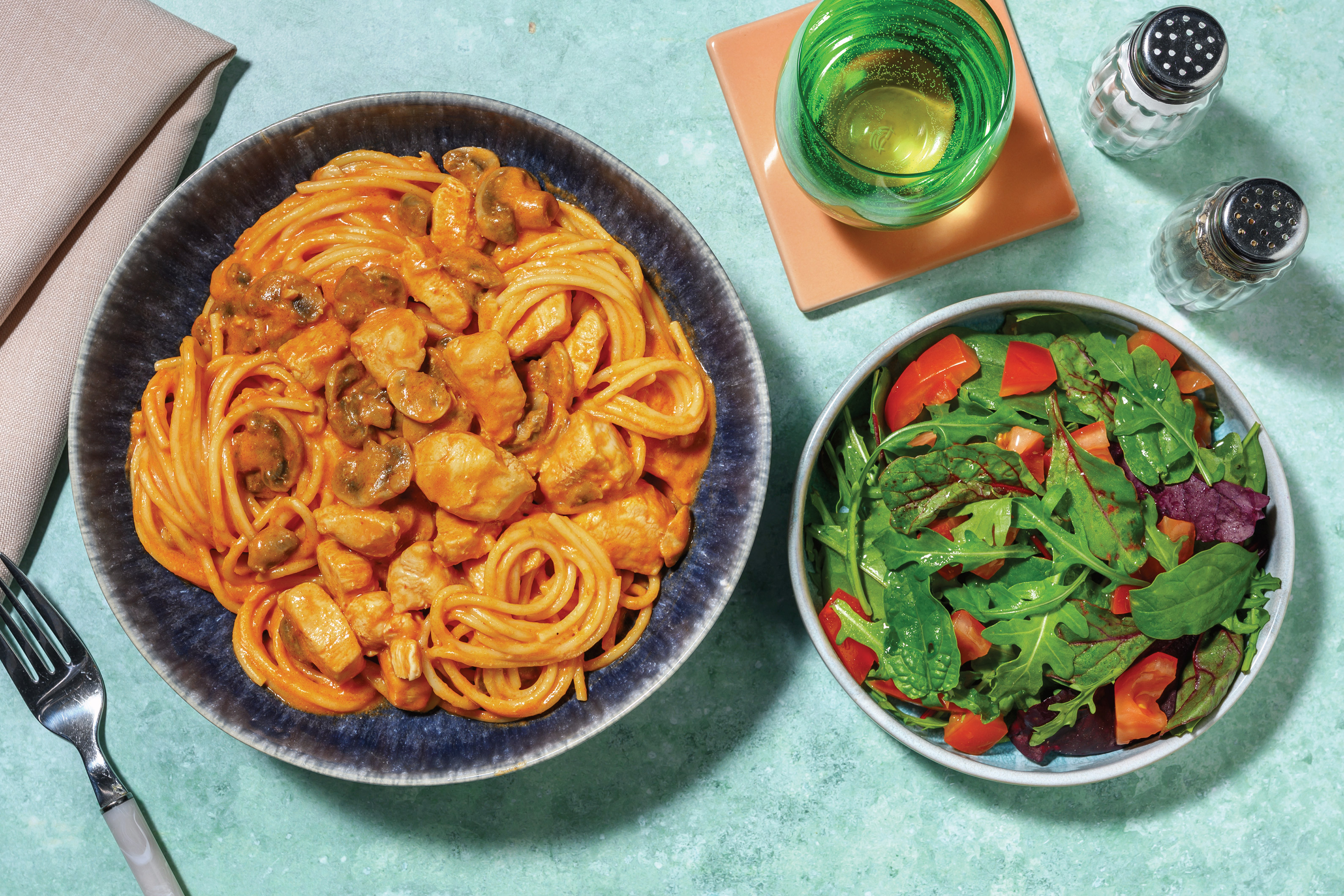 Easy Chicken Parma Rosa Spaghetti