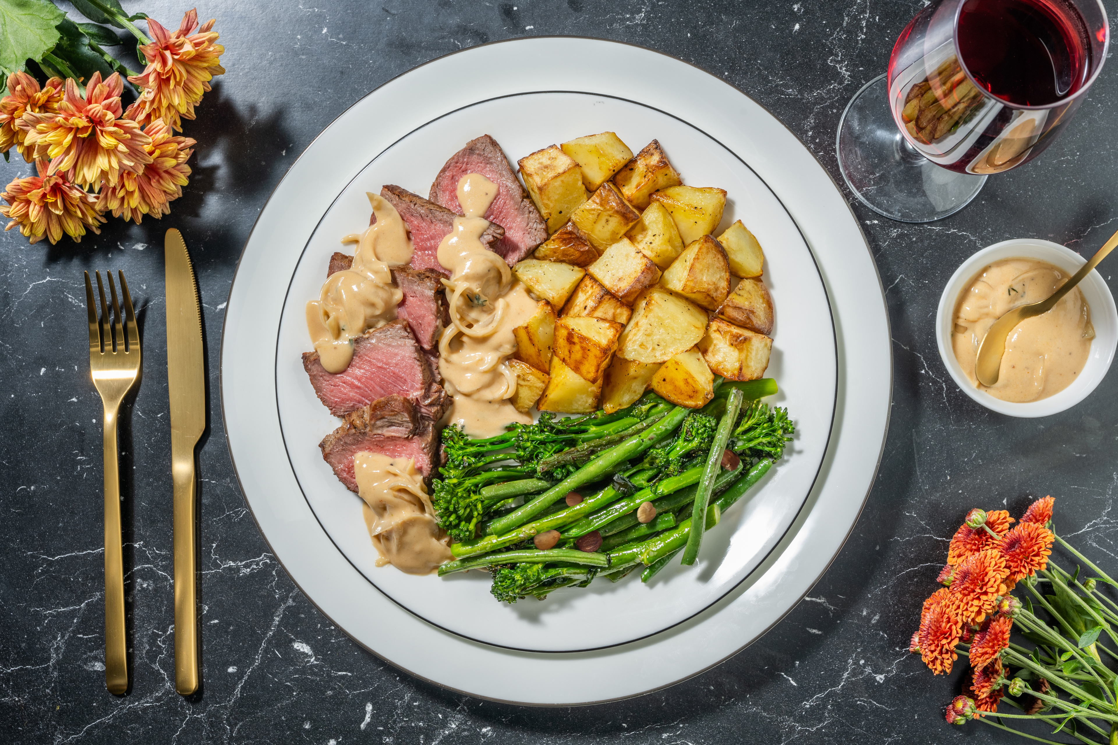 Roast Sirloin & Decadent Onion Sauce