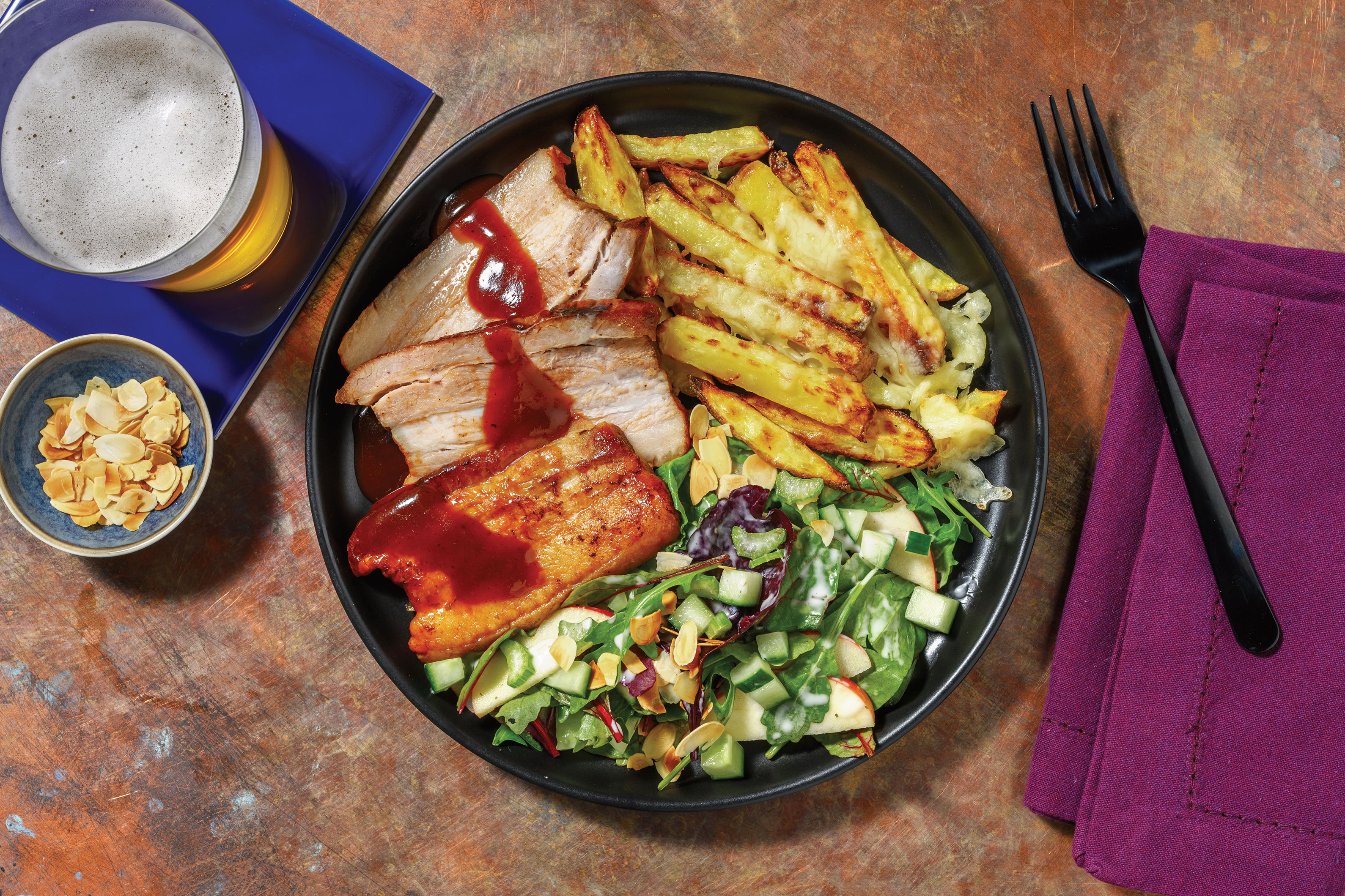 Sticky American-Style BBQ Pork Belly