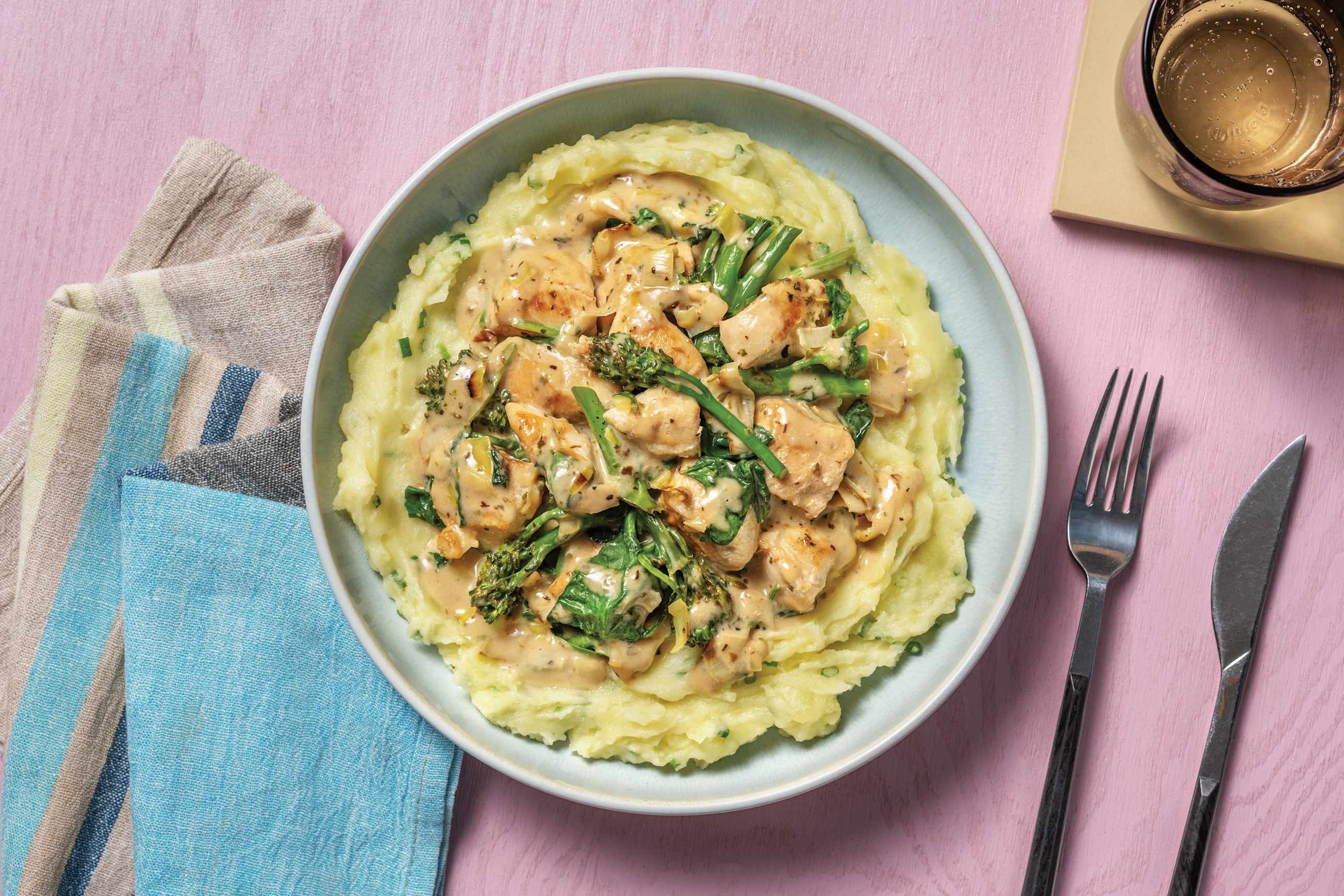 Creamy Herbed Chicken & Veggies