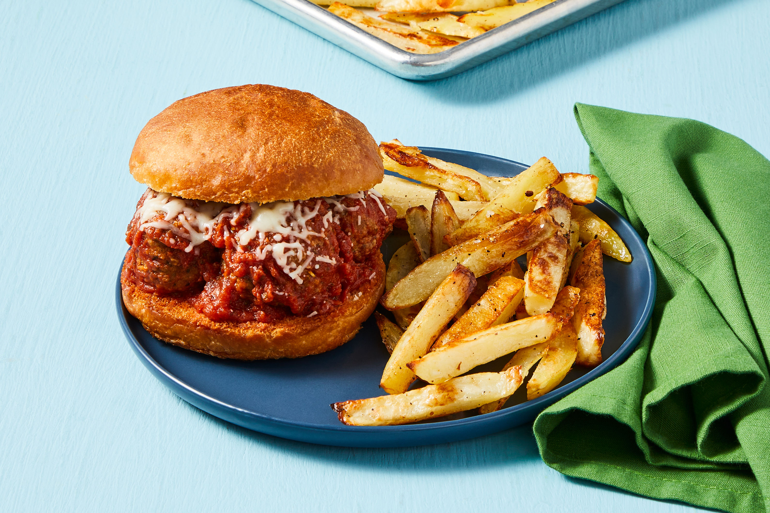 Pizza Parlor Meatball Sandwiches