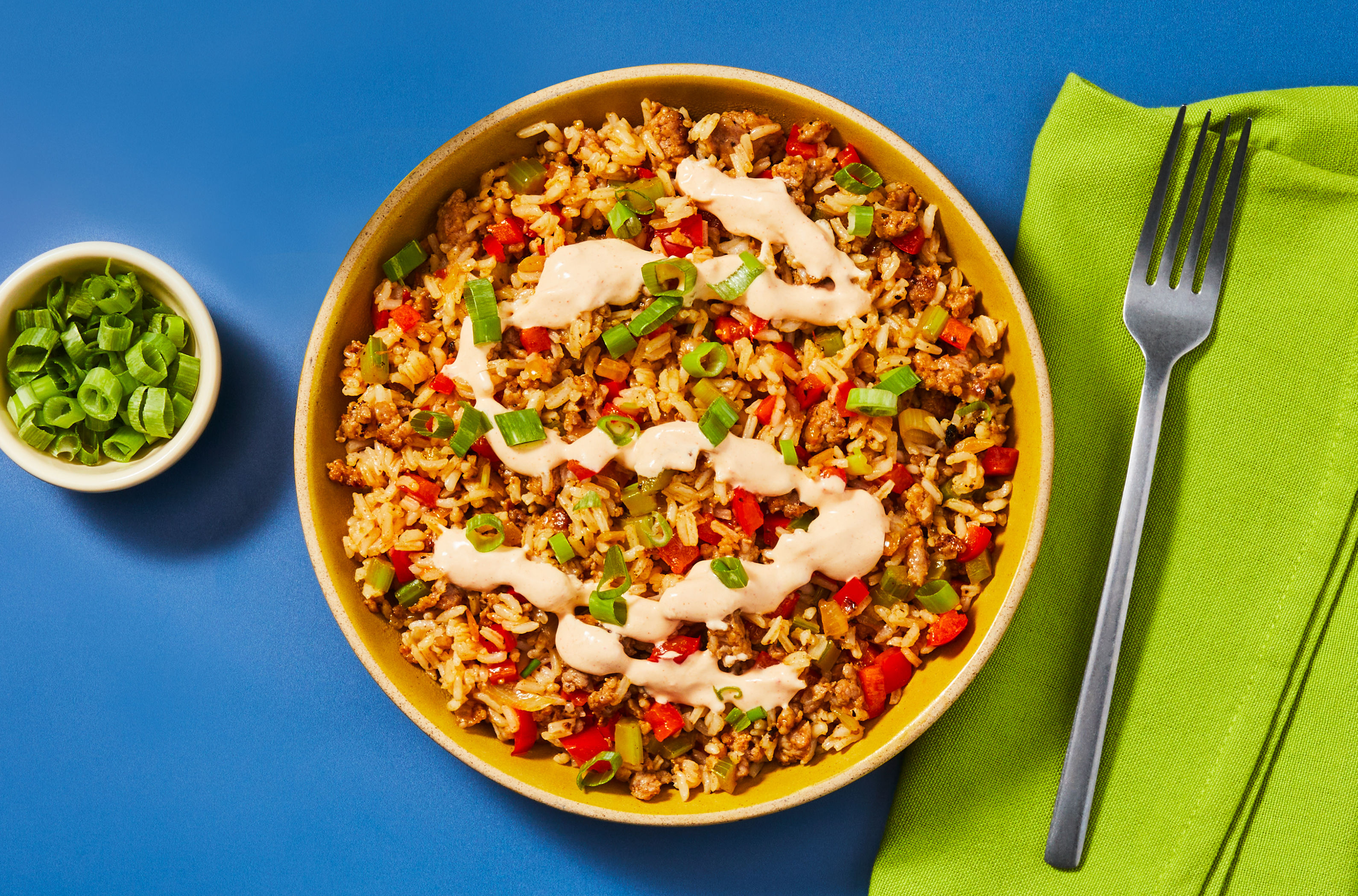 Cajun-Style Pork Sausage Dirty Rice