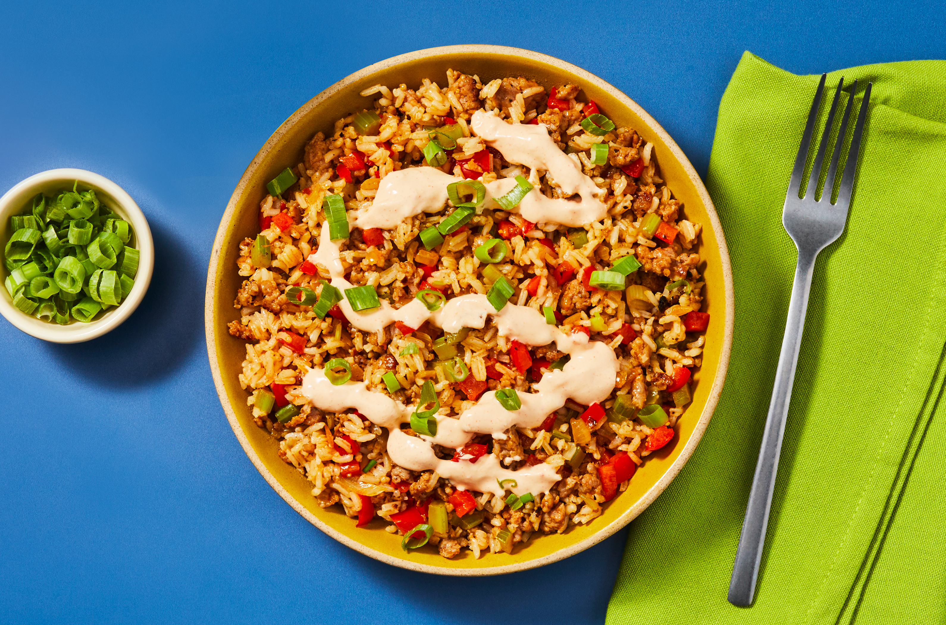 Cajun-Style Pork Sausage Dirty Rice