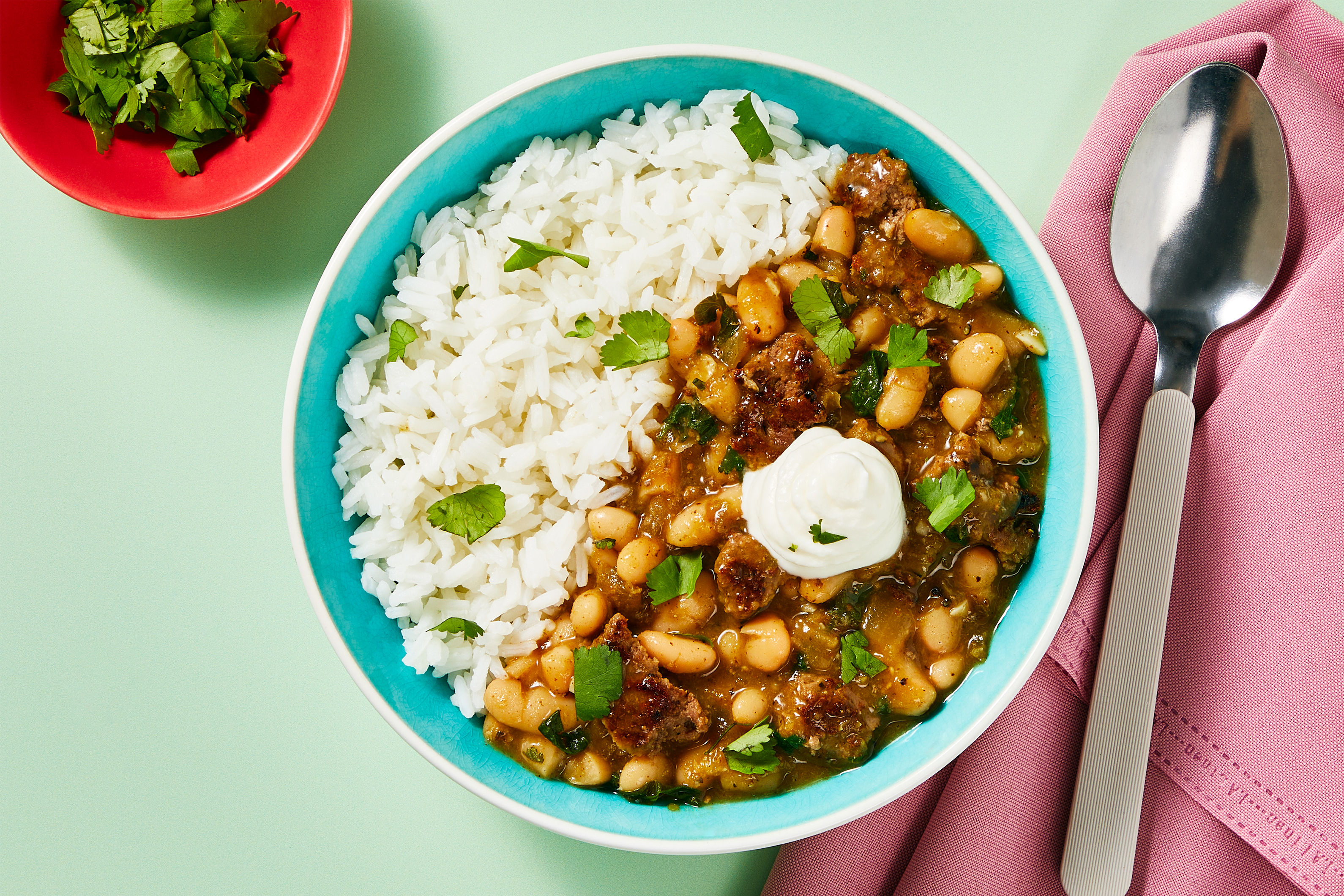 Spicy Turkey & White Bean Chili Verde