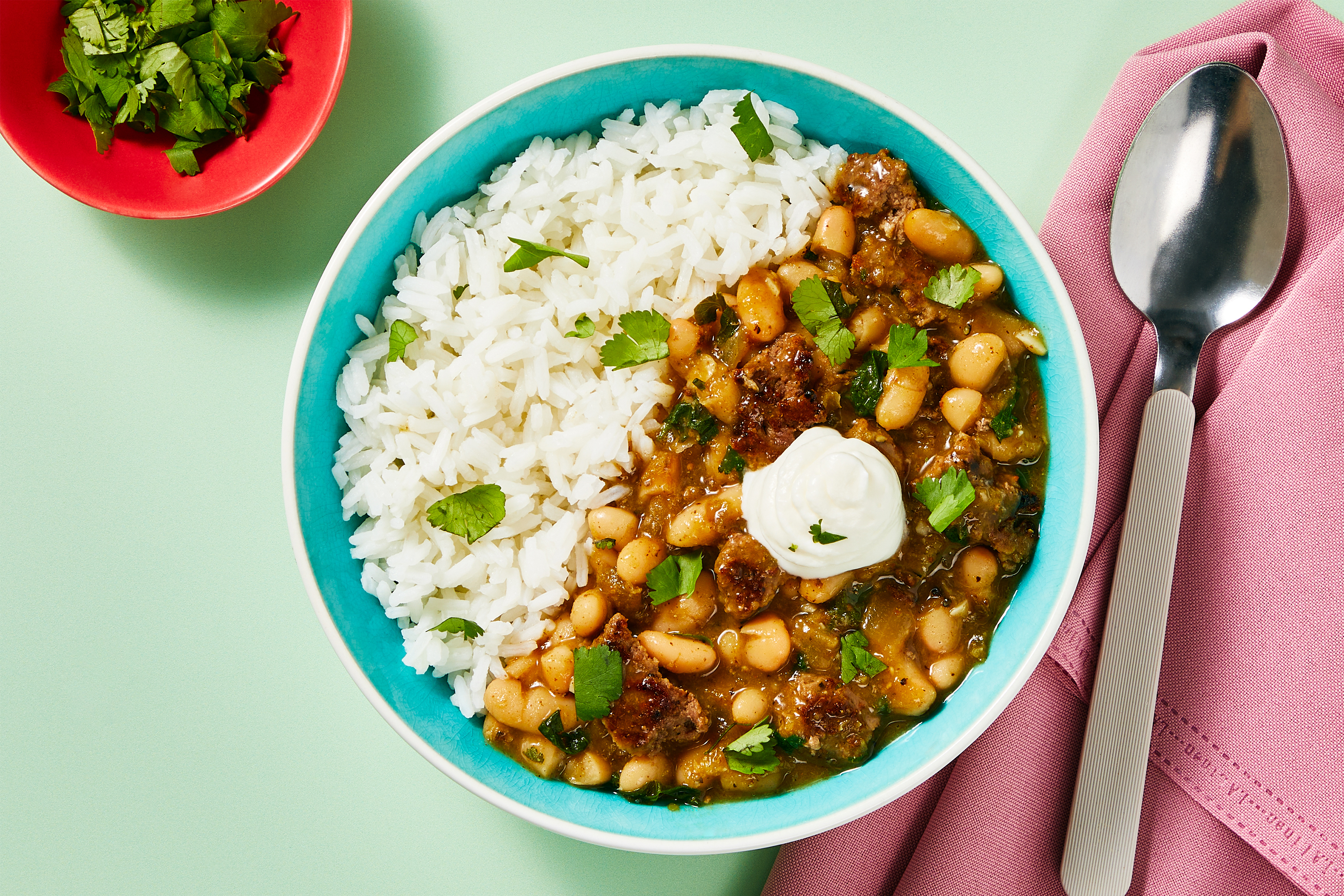 Spicy Turkey & White Bean Chili Verde