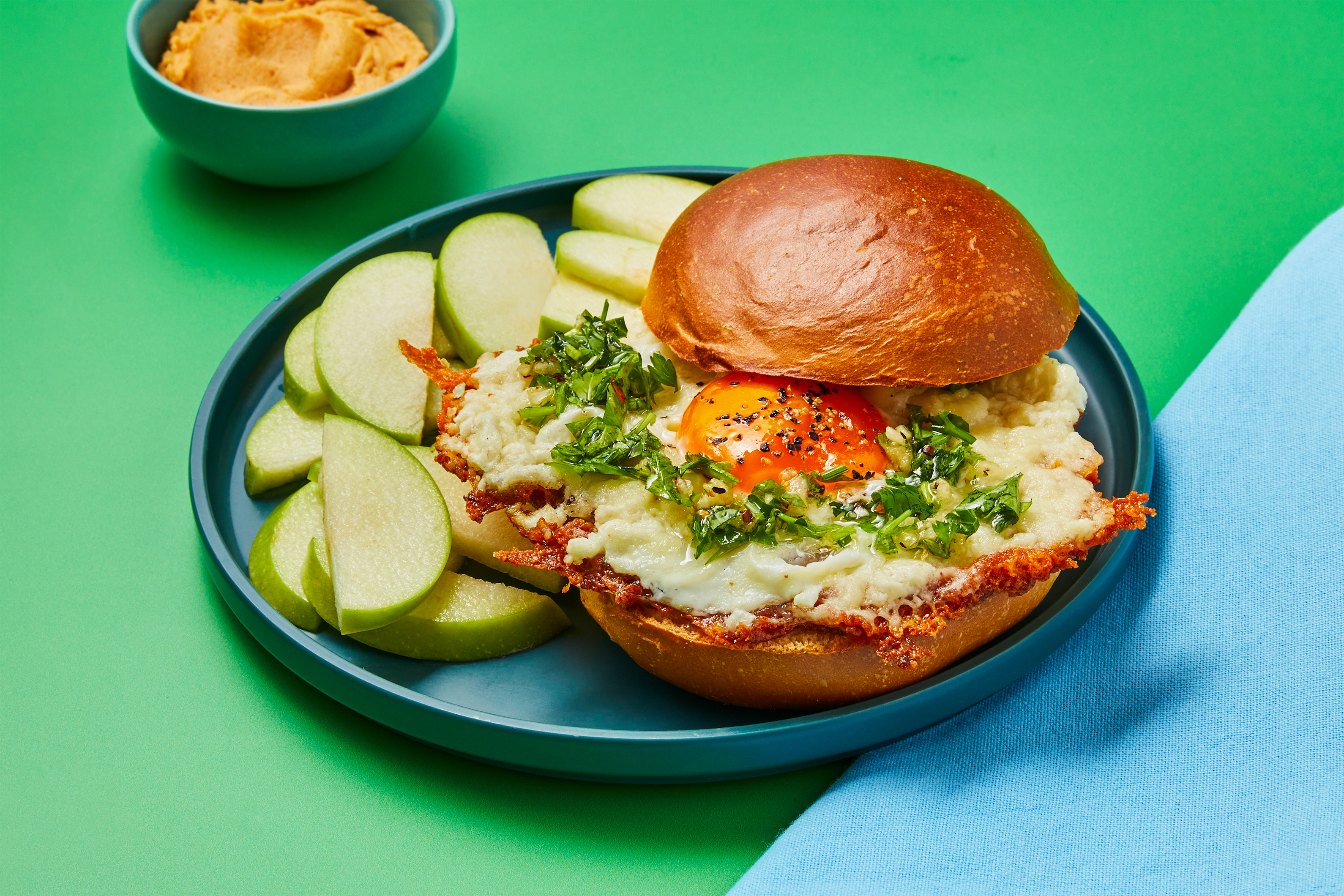 Herby Feta Egg Sandos