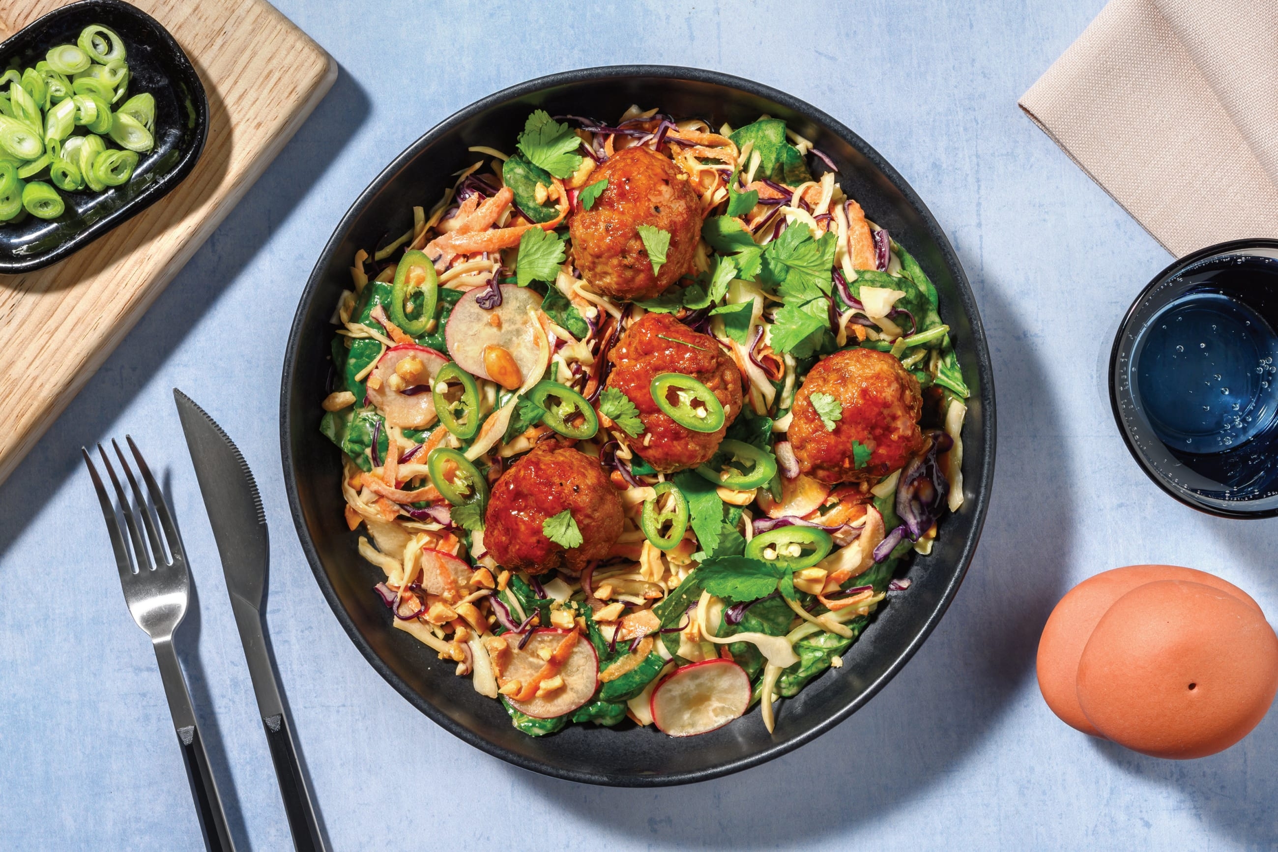 Sticky Ginger Pork Meatballs