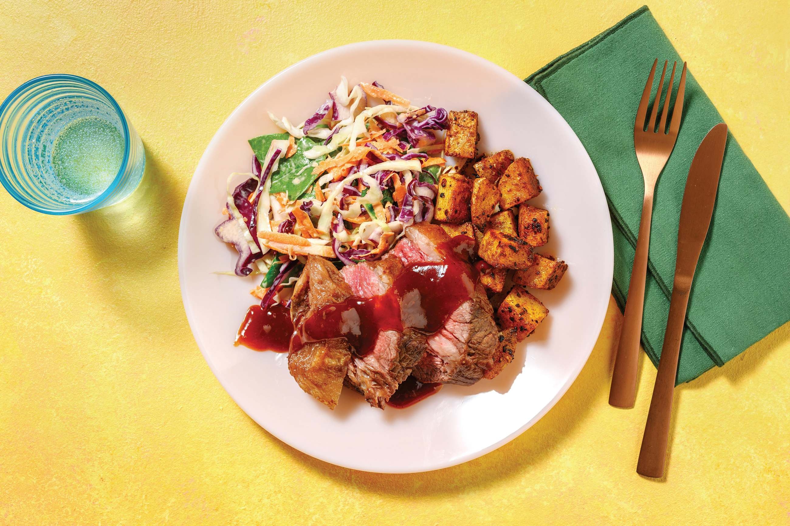 BBQ Beef Brisket & Slaw