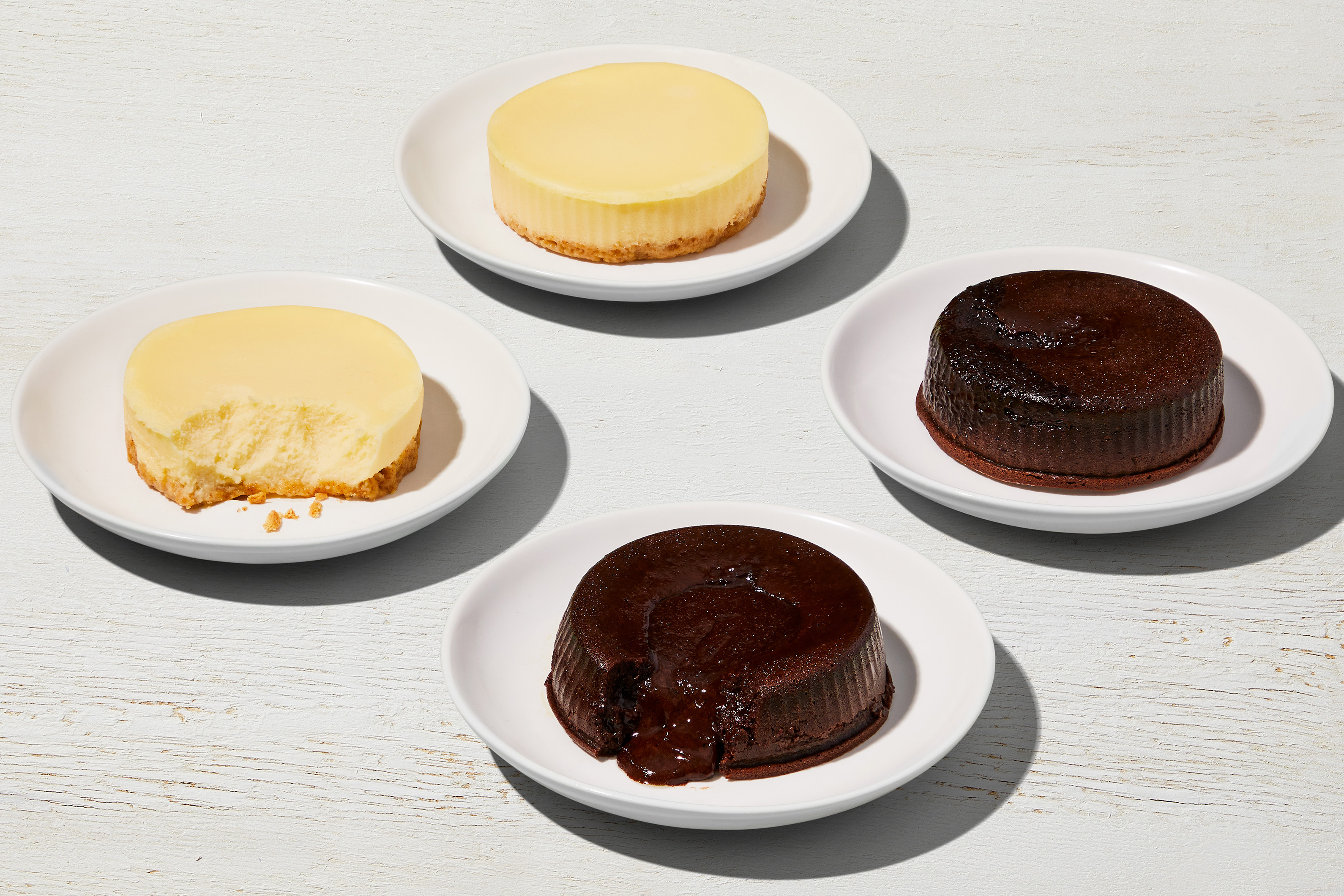 Vanilla Delight Cheesecakes & Lava Cakes