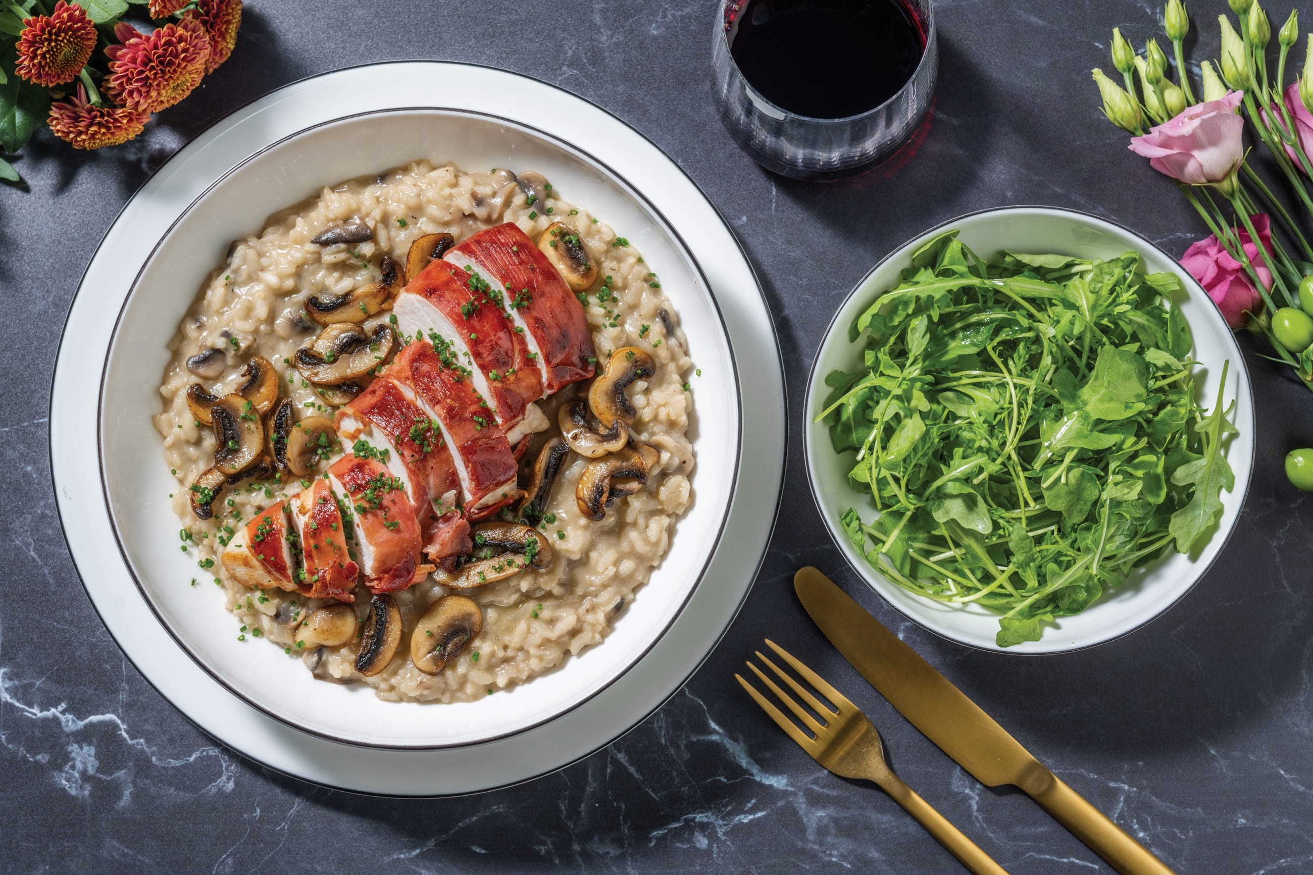 Prosciutto-Wrapped Chicken