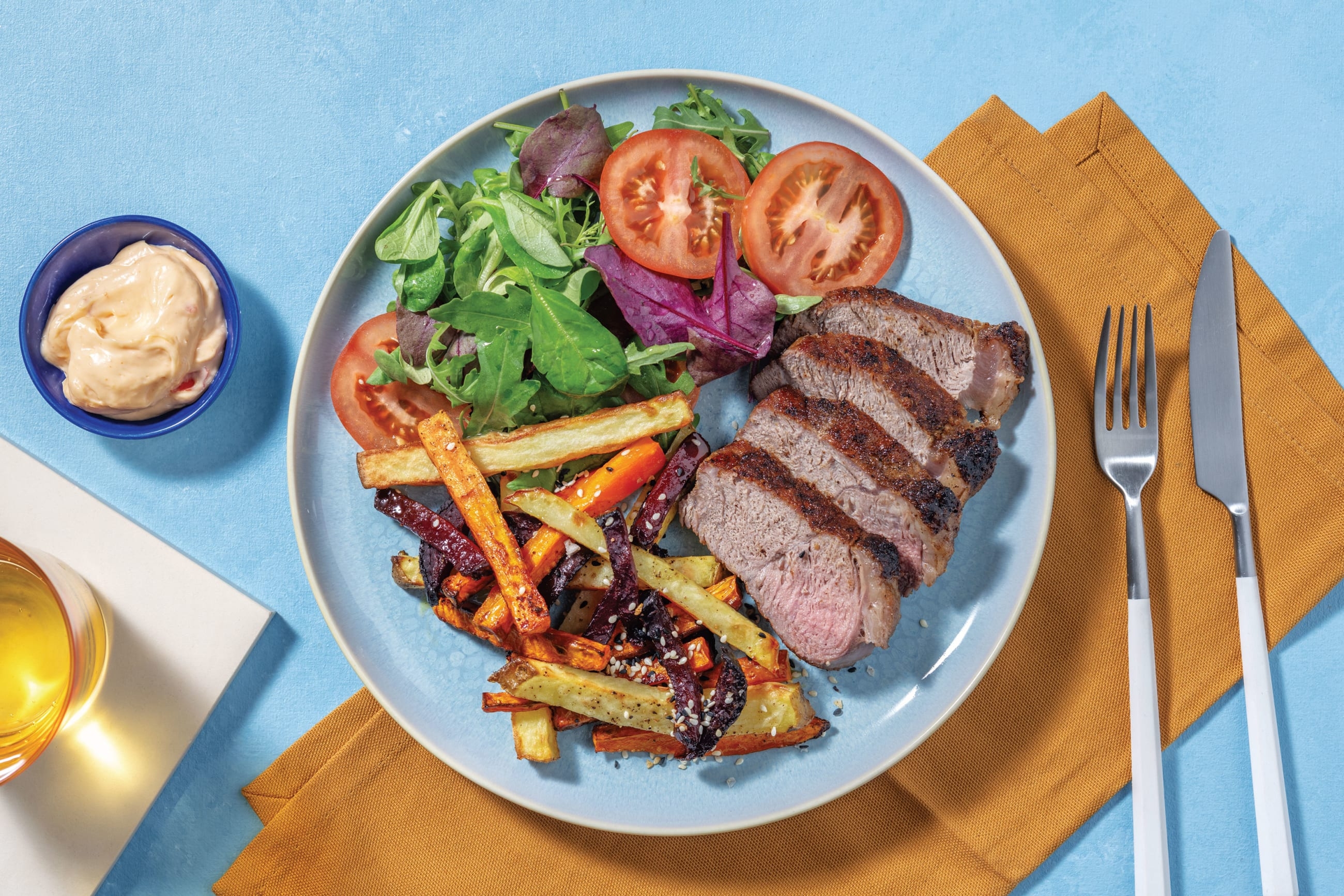 Jerk Barramundi & Tomato Salad